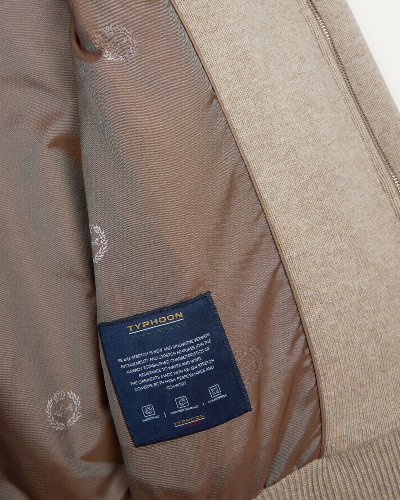 Cashmere & Suede 4X4 Stretch Jacket Beige