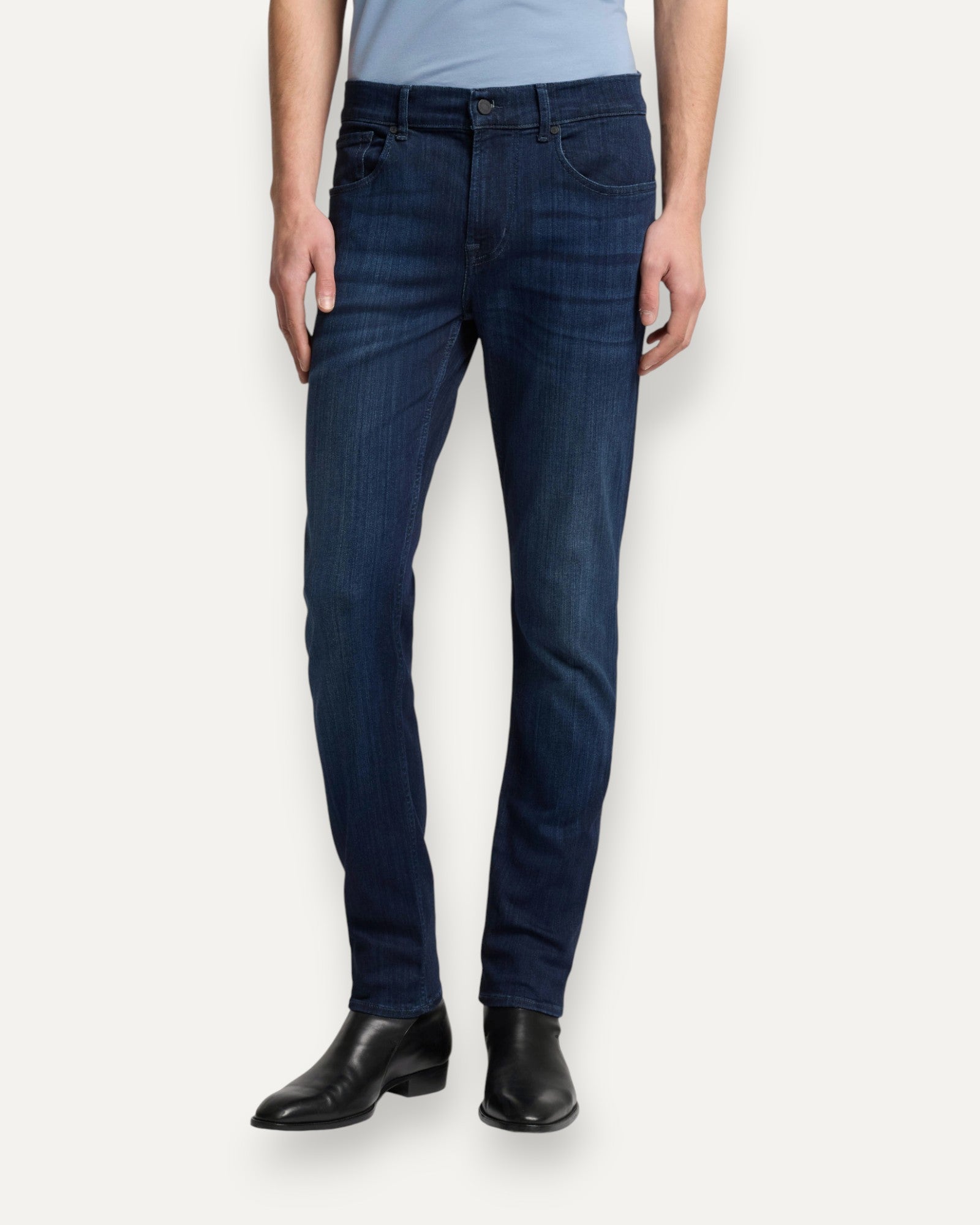 Slimmy Tapered Jean Deep Blue Dark Wash