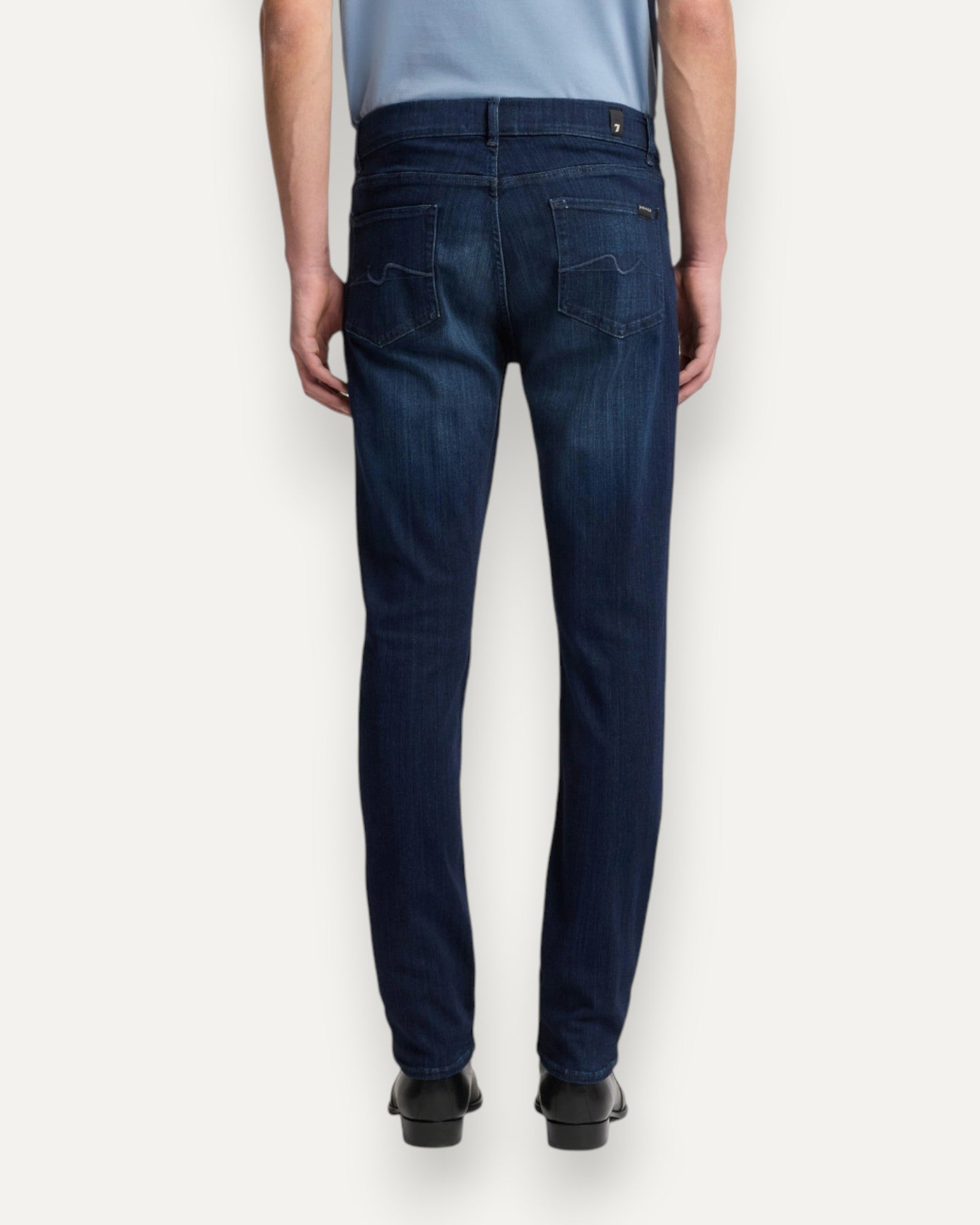 Slimmy Tapered Jean Deep Blue Dark Wash
