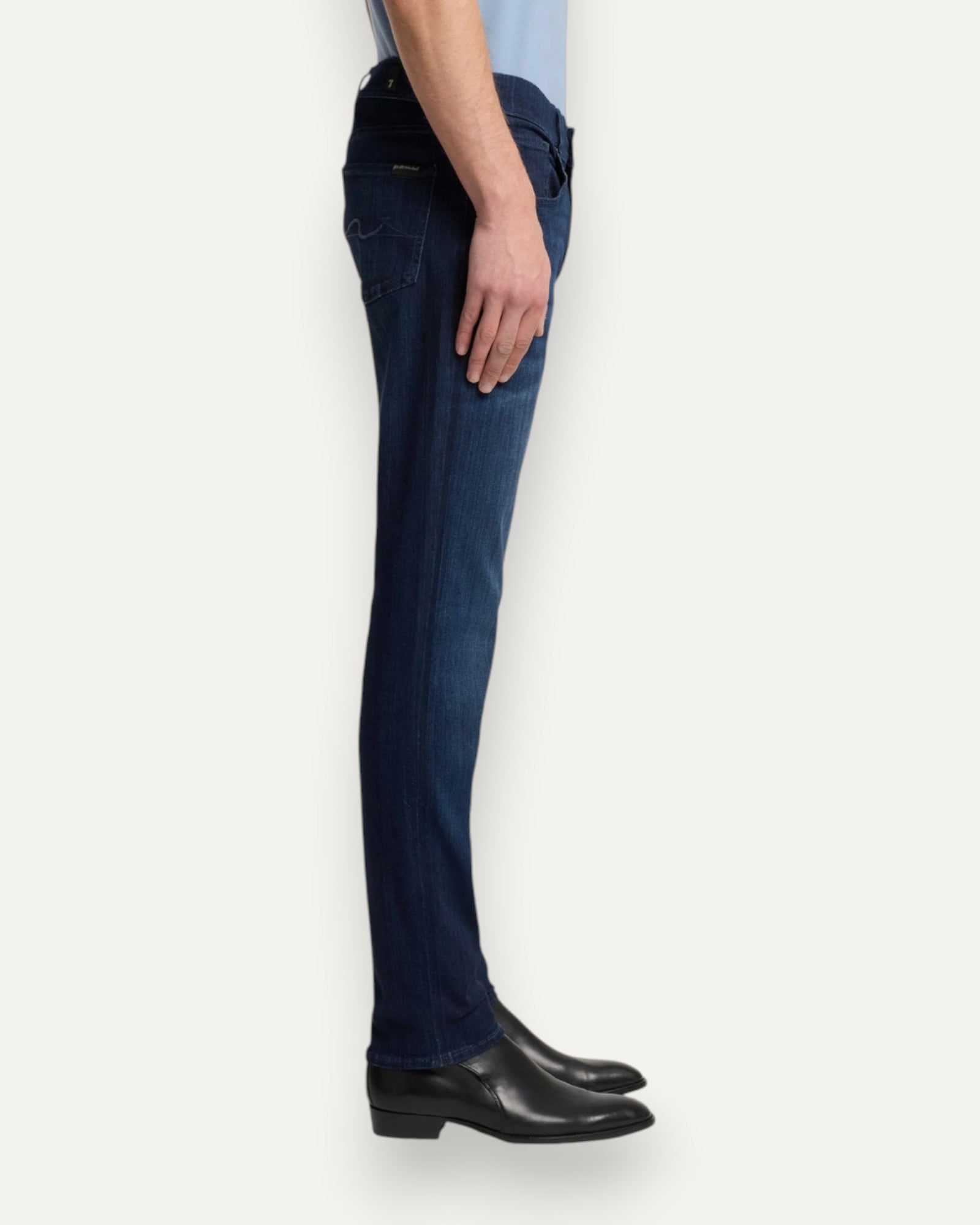 Slimmy Tapered Jean Deep Blue Dark Wash