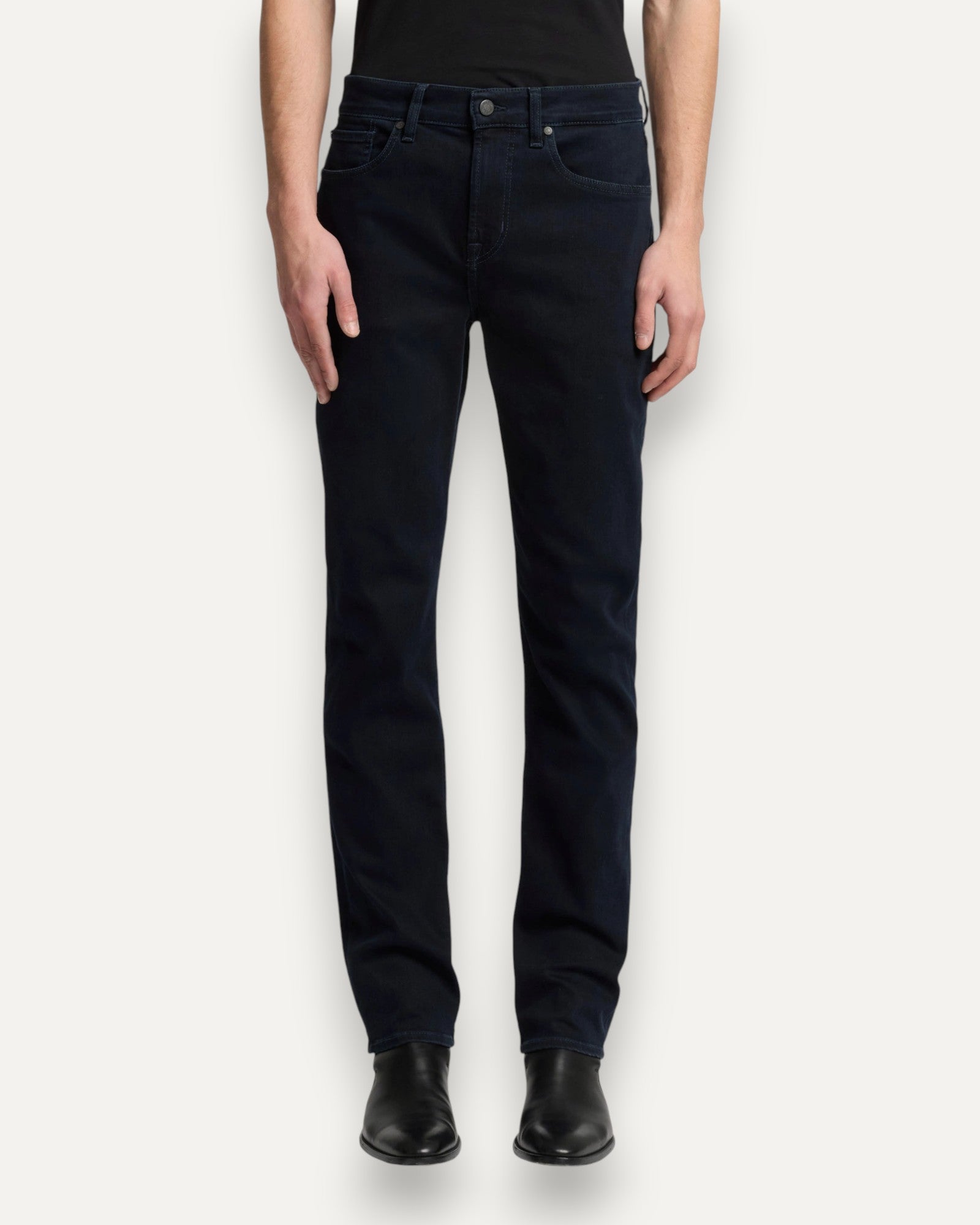 Slimmy Slim Straight Fit Jean Performance Blue-Black Indigo