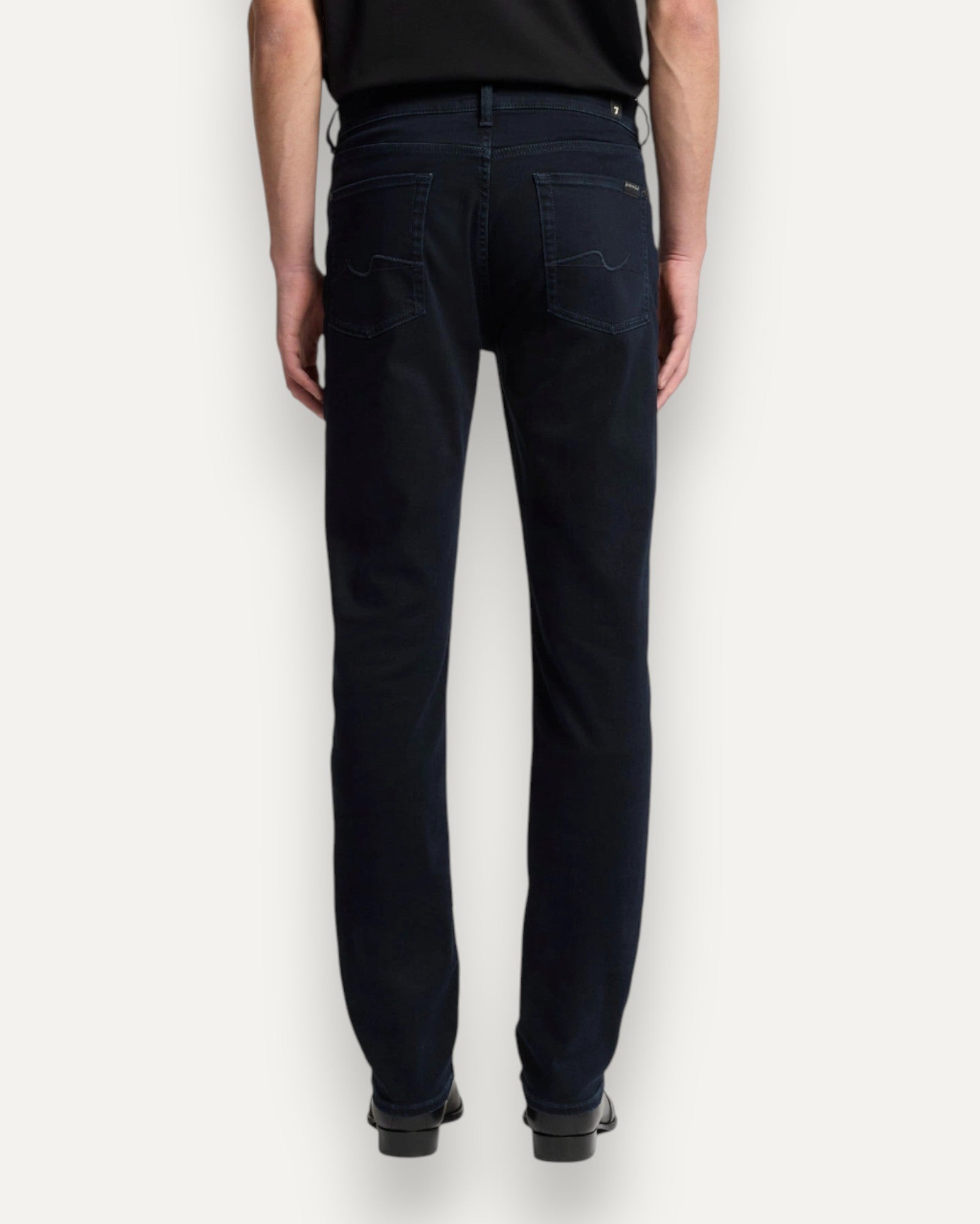Slimmy Slim Straight Fit Jean Performance Blue-Black Indigo