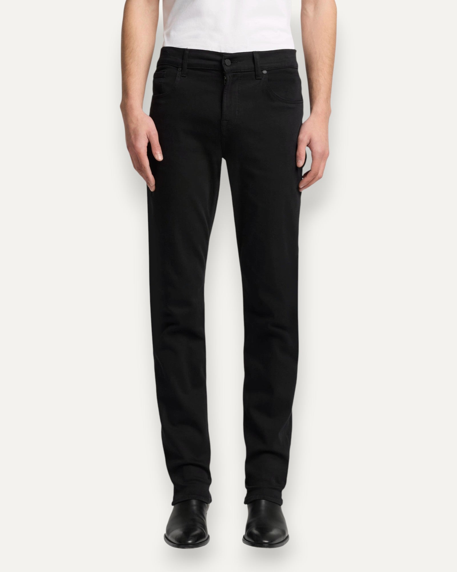 Slimmy Slim Straight Fit Jean Performance Black