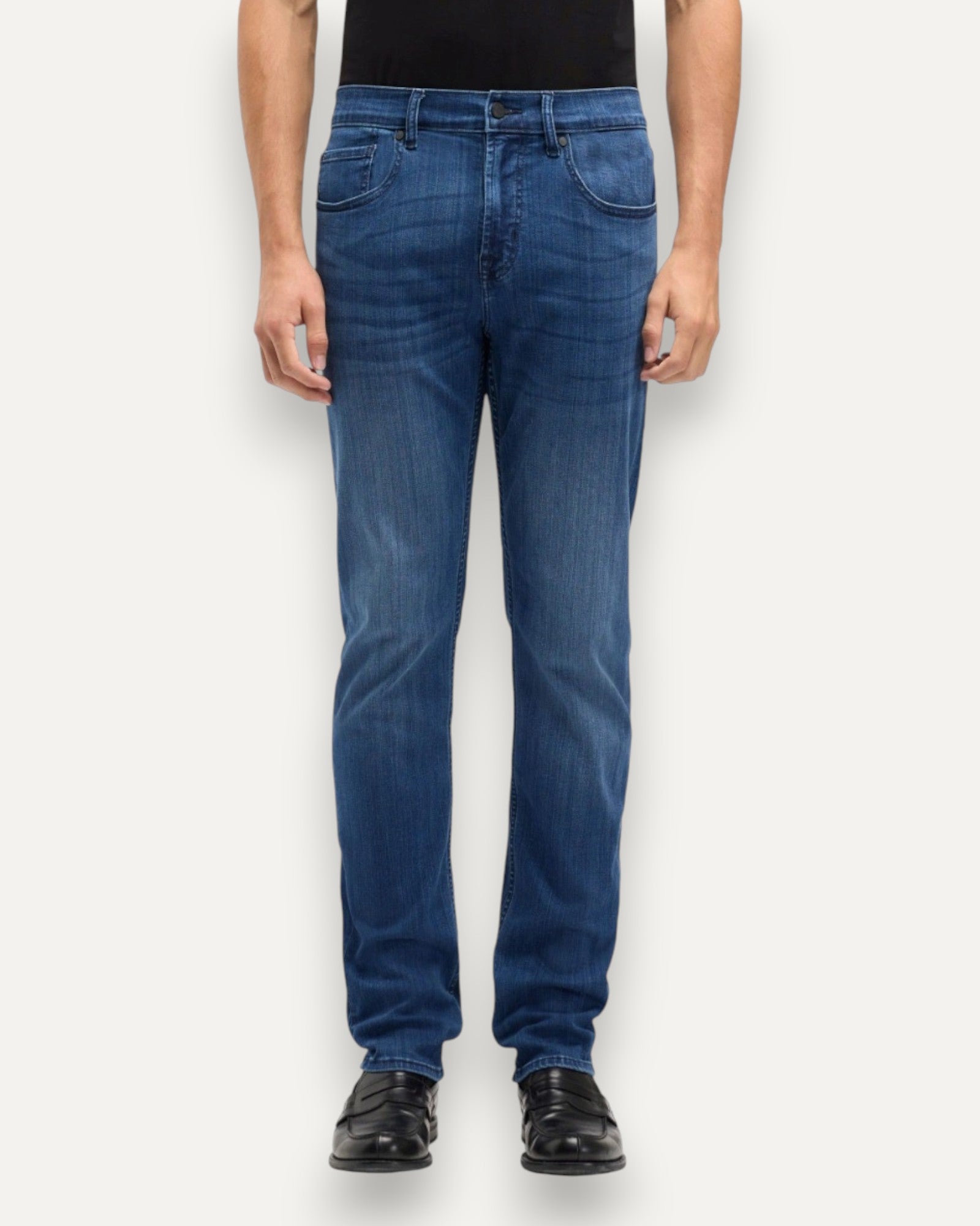 Slimmy Slim Straight Fit Jean Performance Mid Wash
