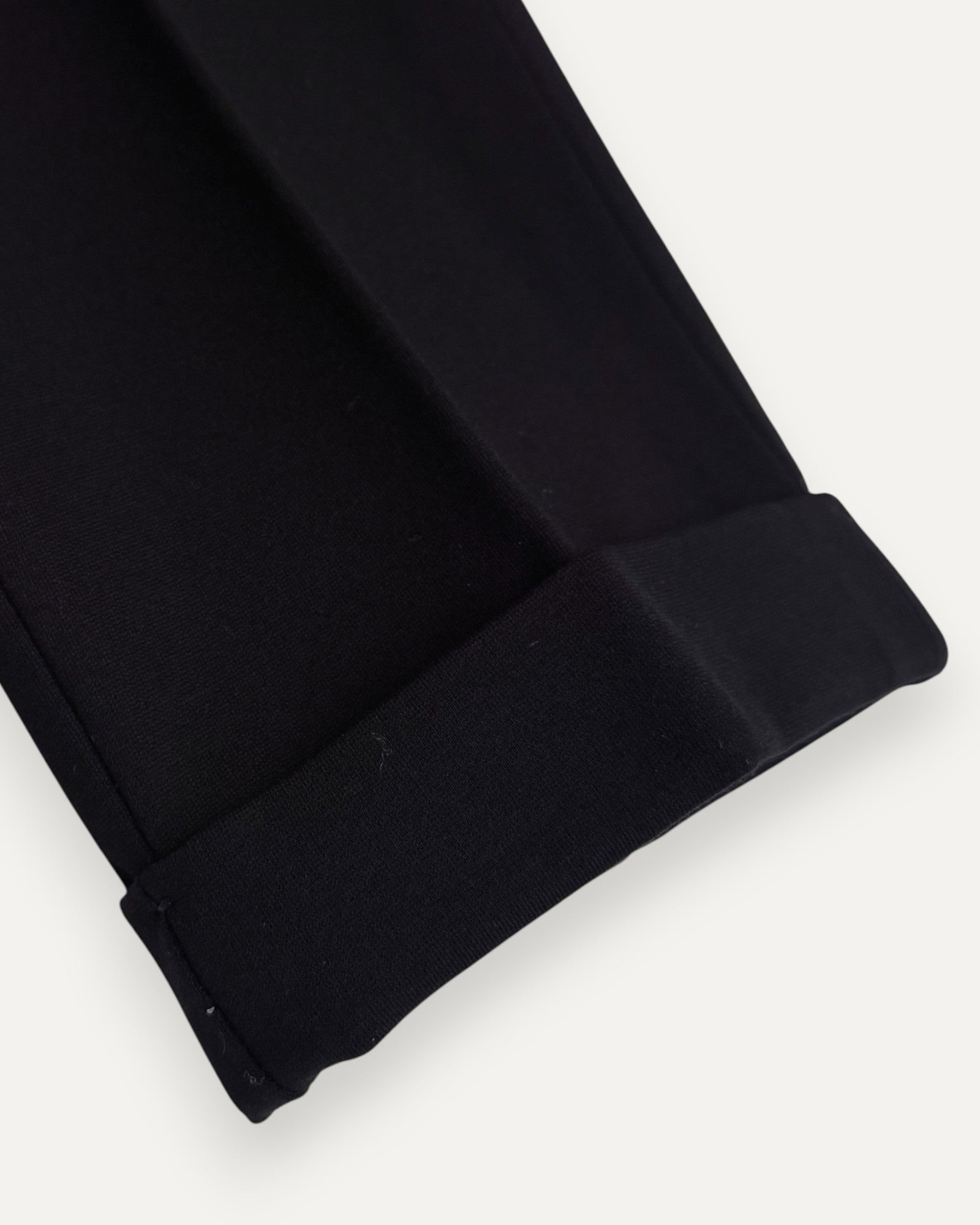 Slim Fitting Jersey Trouser Black