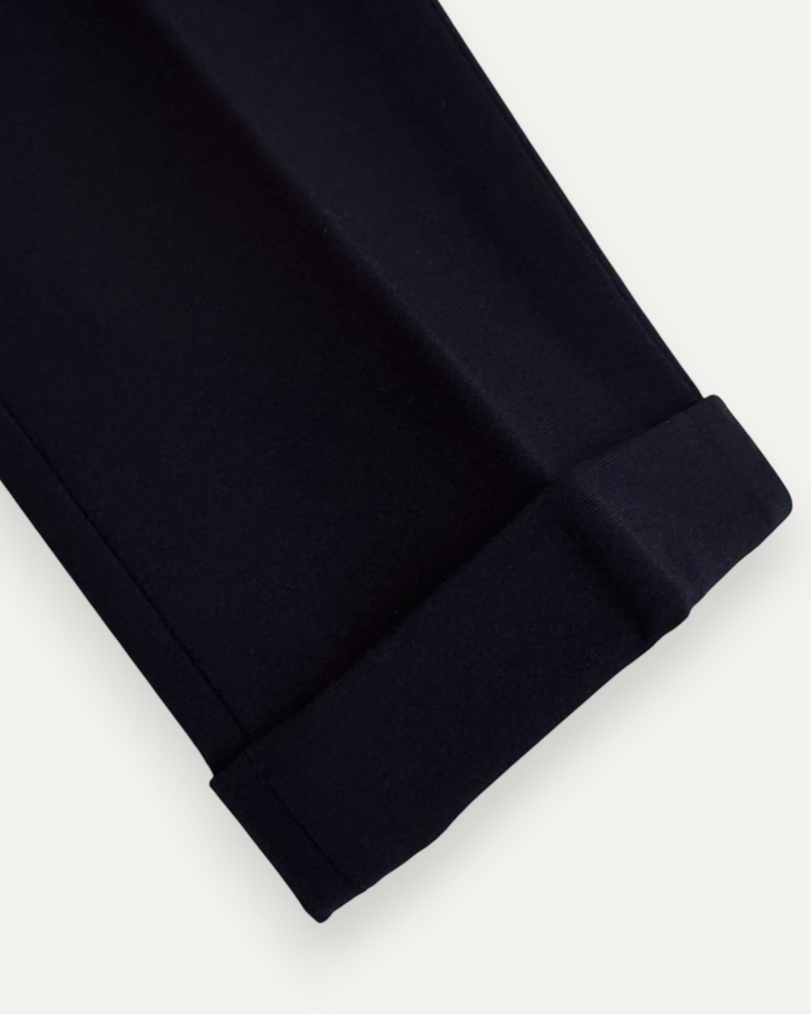 Slim Fitting Jersey Trouser Navy