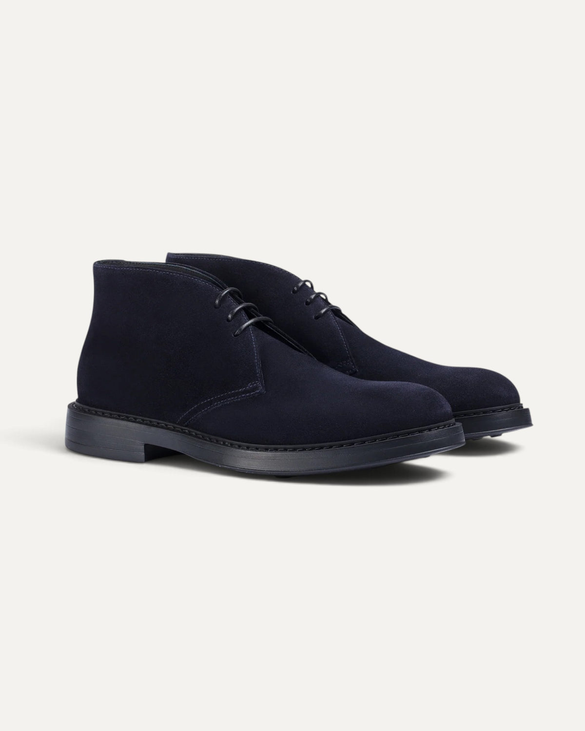 Suede Lace-up Desert Boot Blue