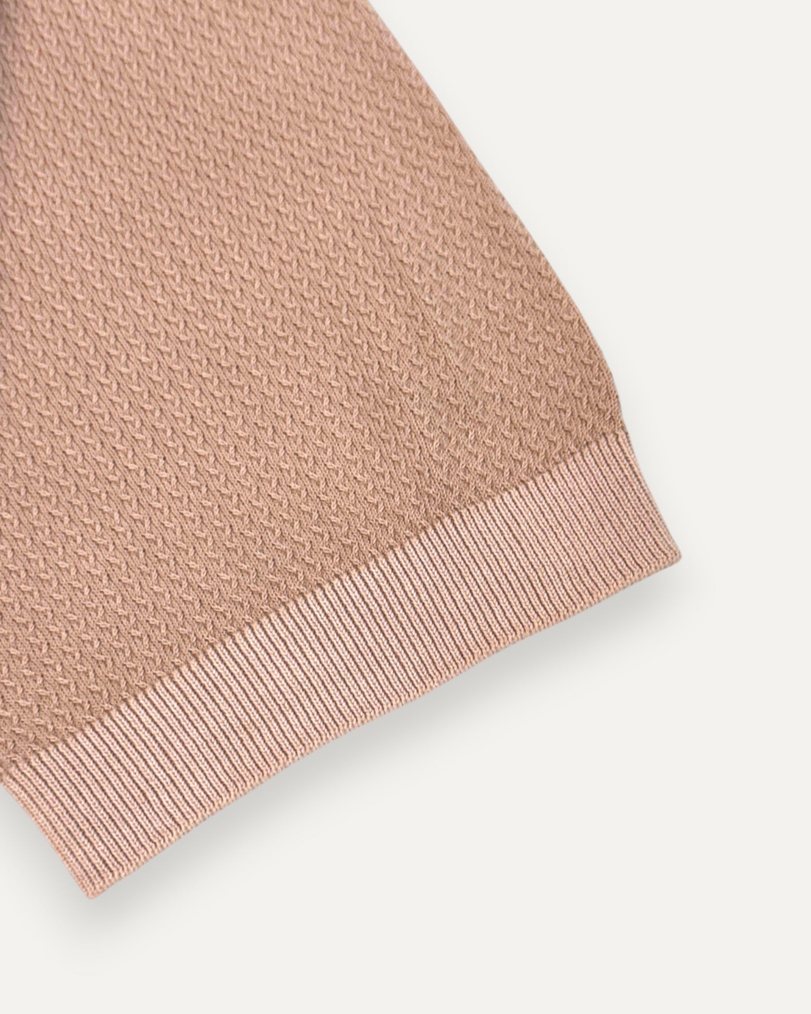 Knitted Polo Cipria Pink