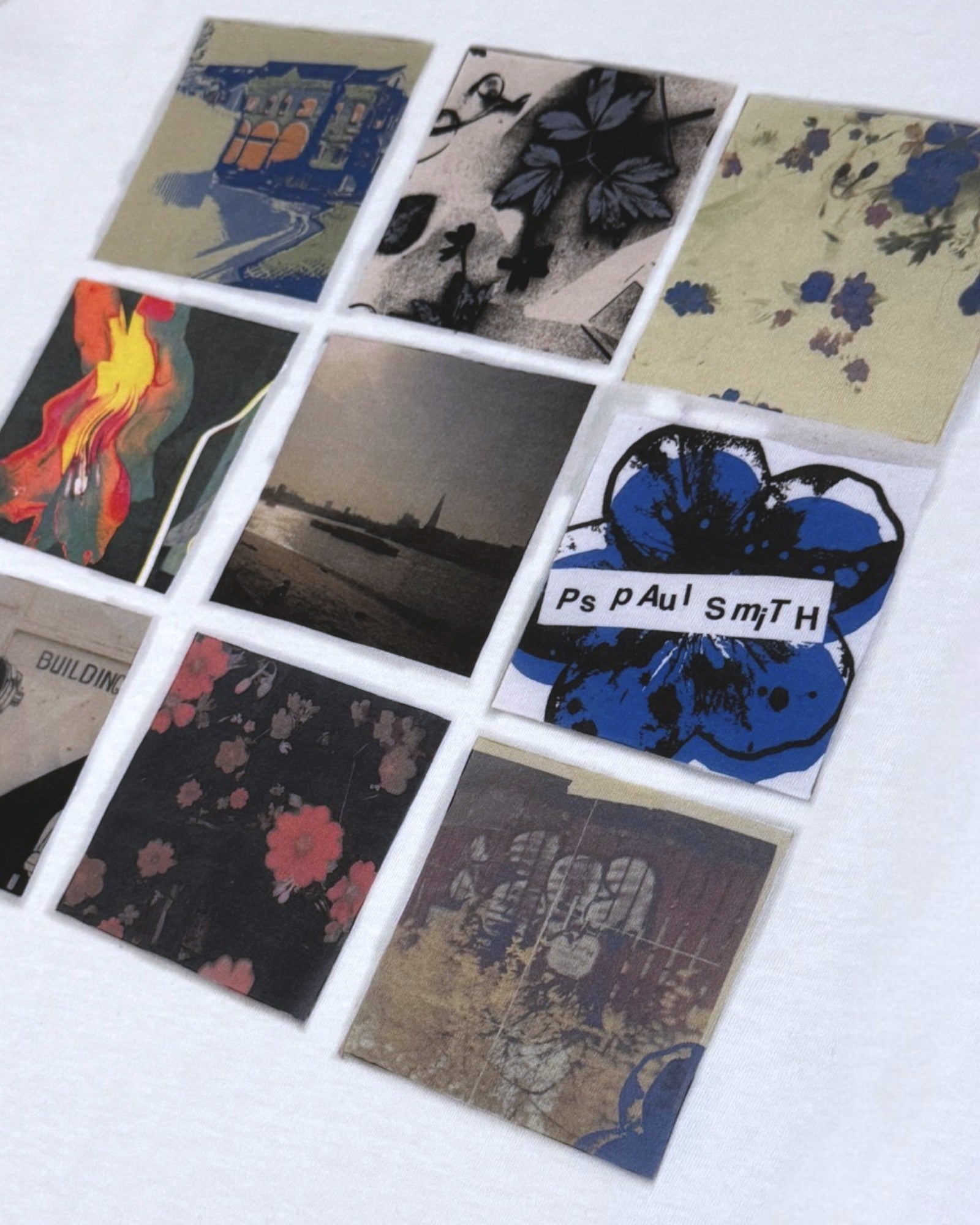 Squares Print T-Shirt White
