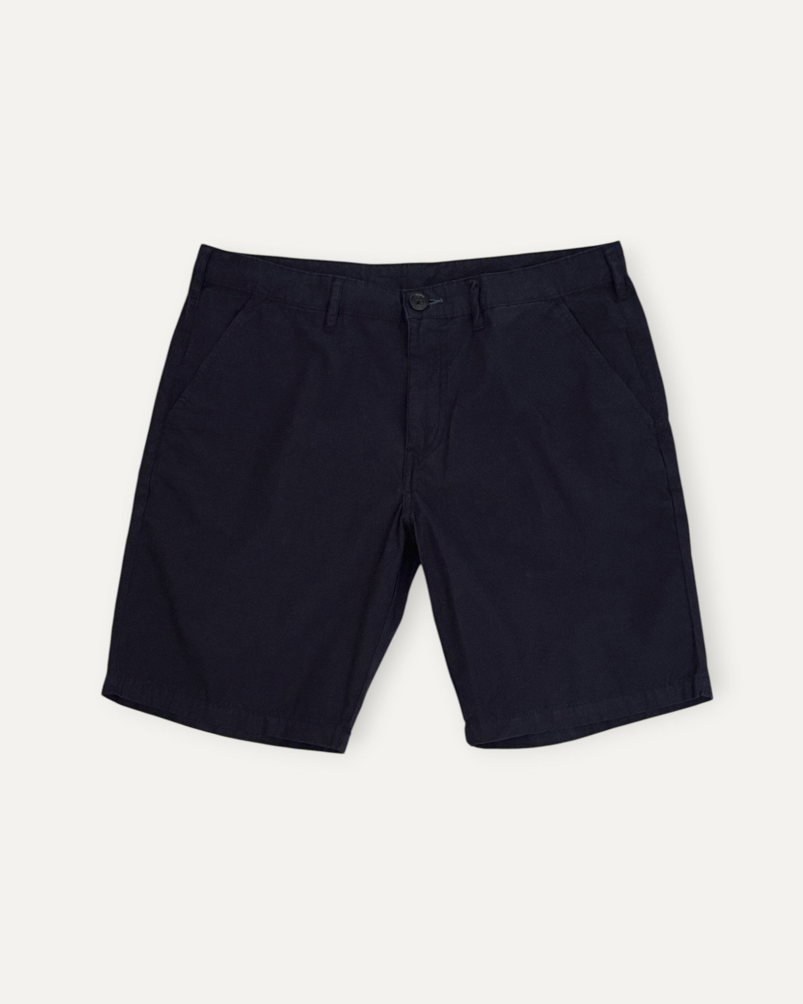 Cotton Chino Shorts Navy Blue