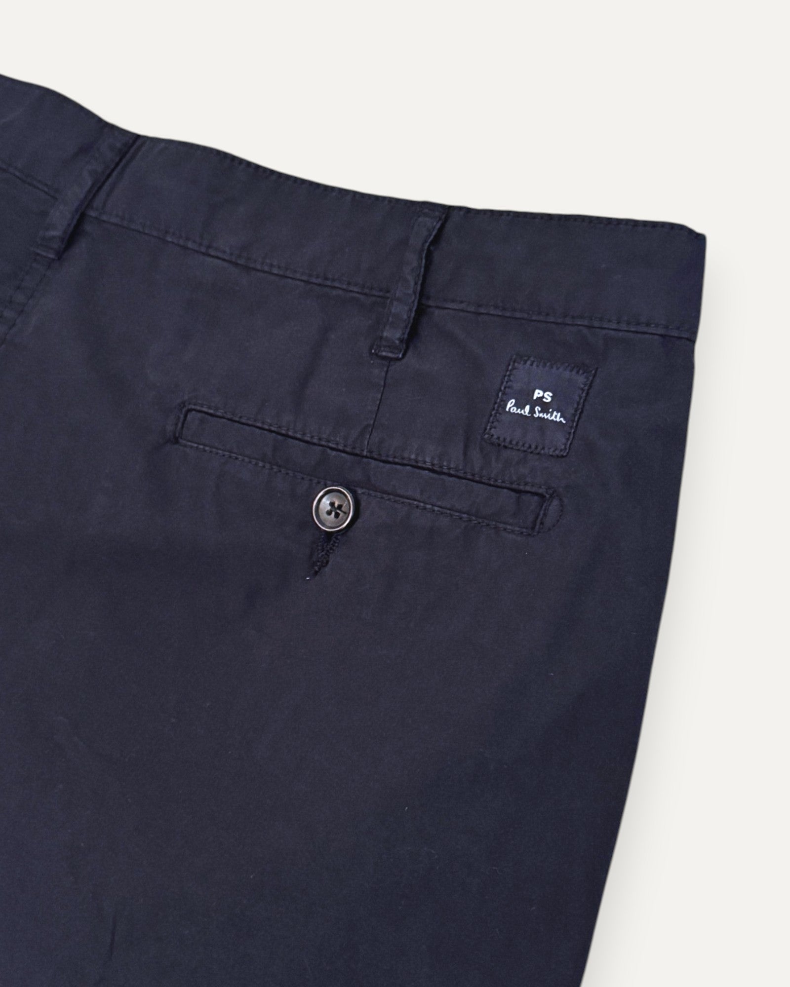 Cotton Chino Shorts Navy Blue
