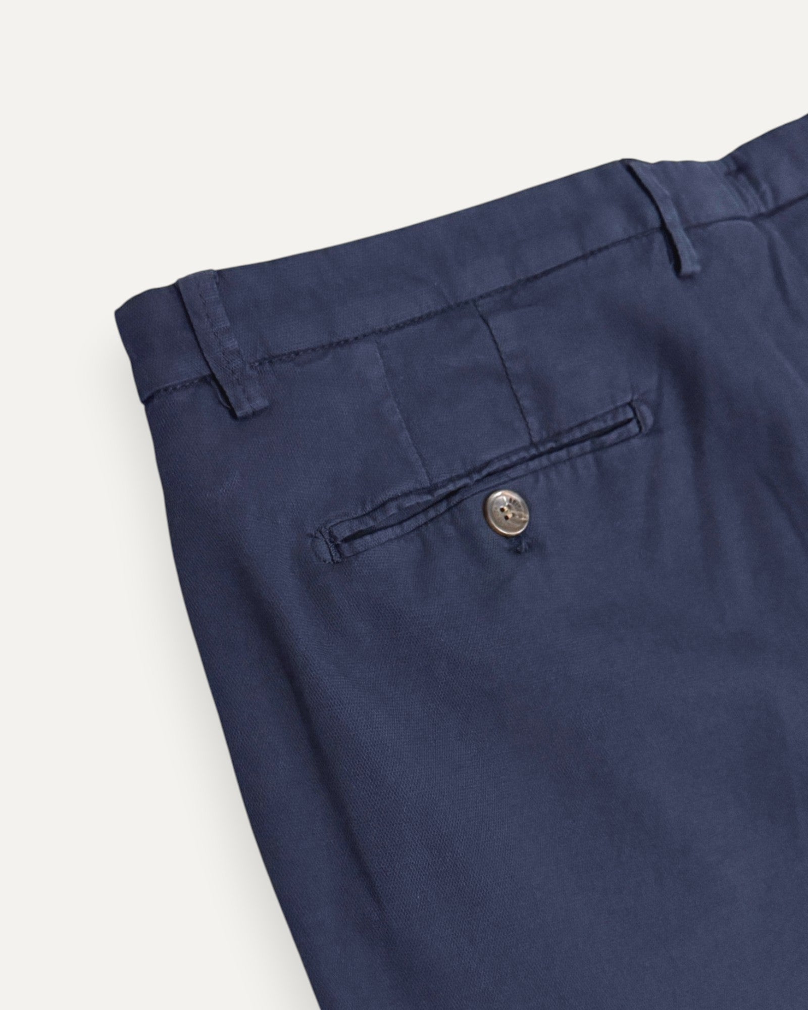 Tailored Cotton Short Navy Blue