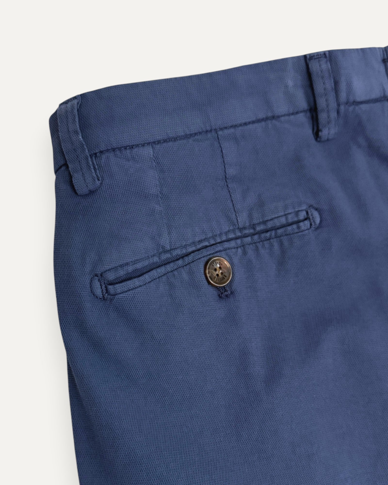 Tailored Cotton Short Blue