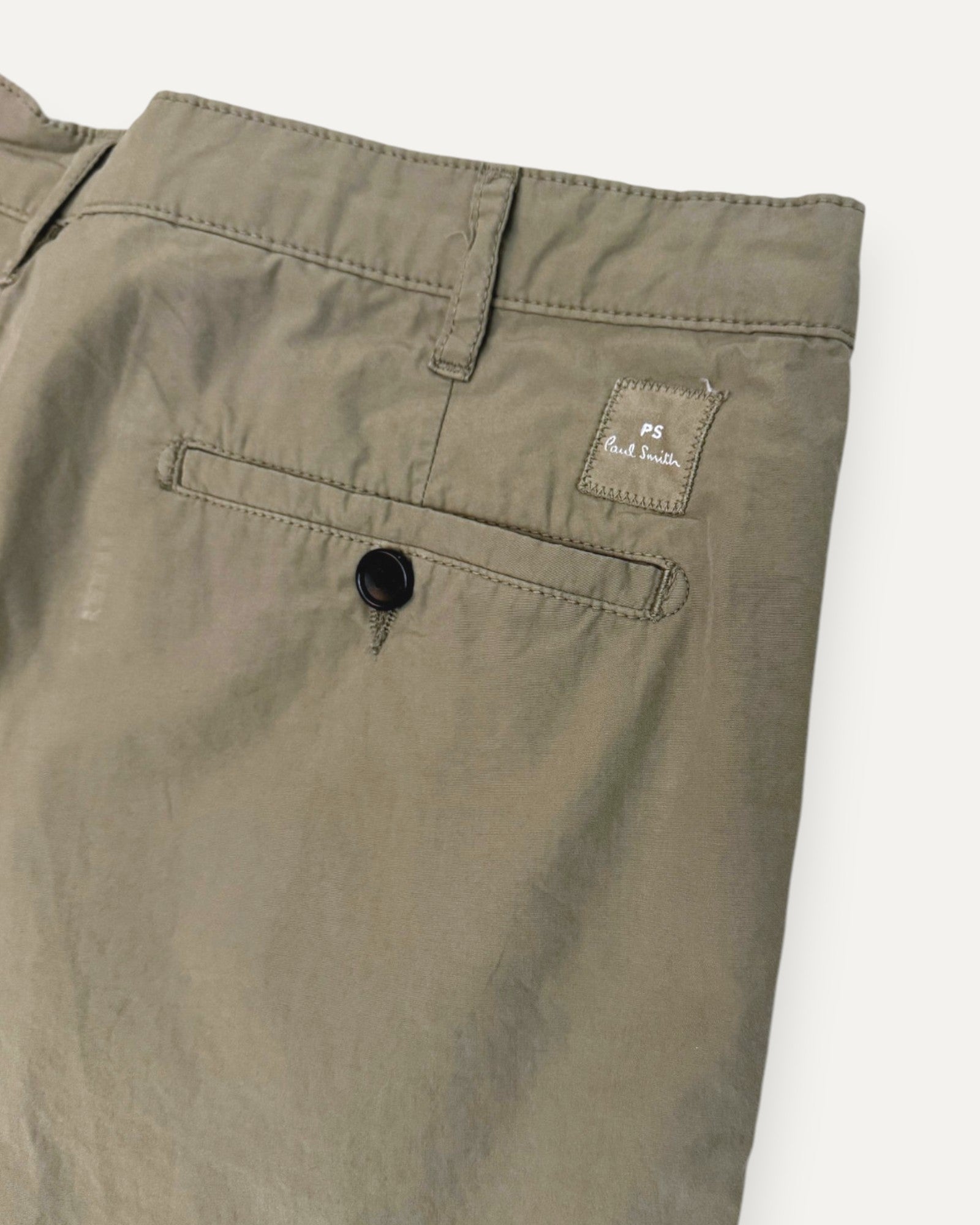 Cotton Chino Shorts Khaki Green