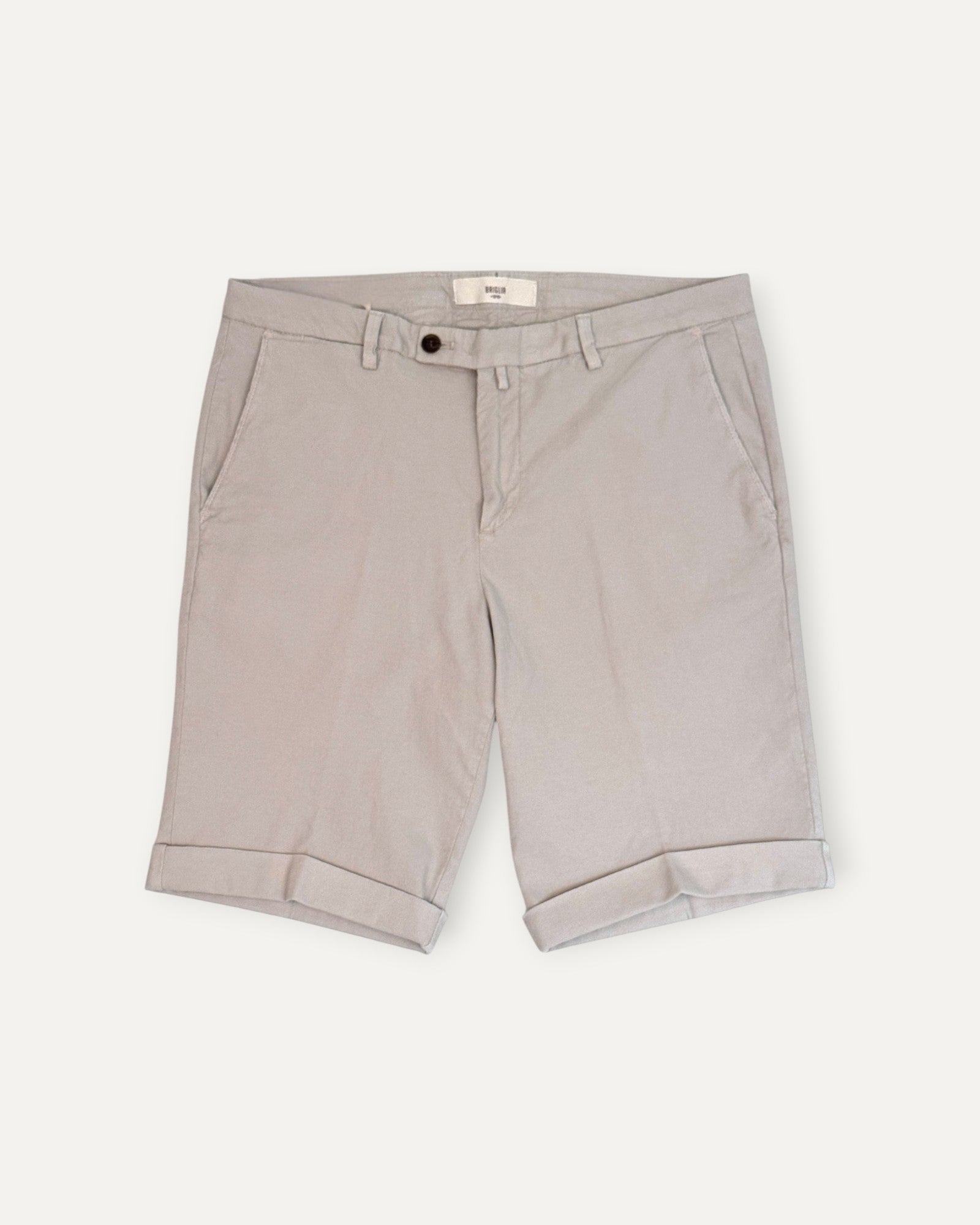 Cotton Tailored Short Grey