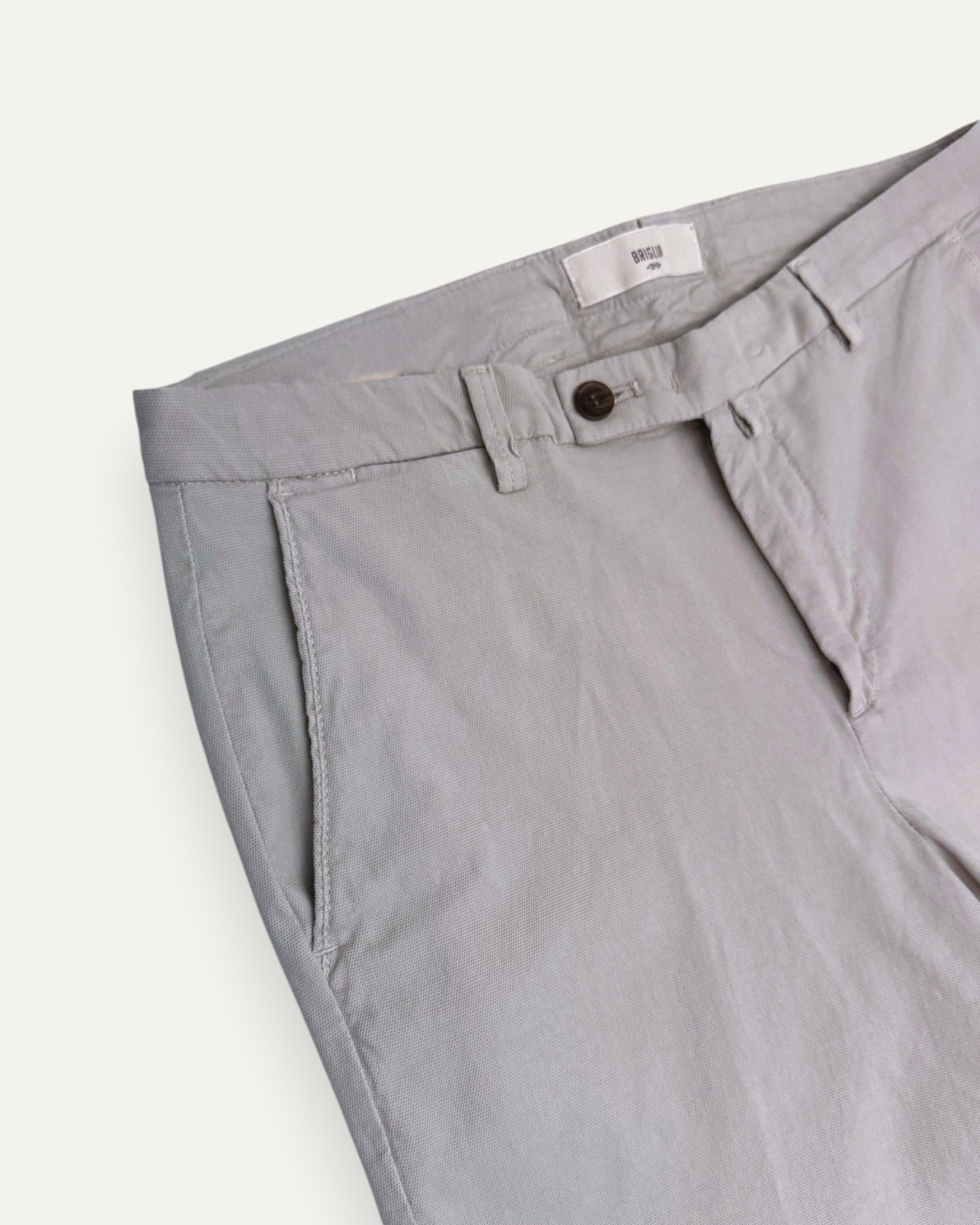 Cotton Tailored Short Grey