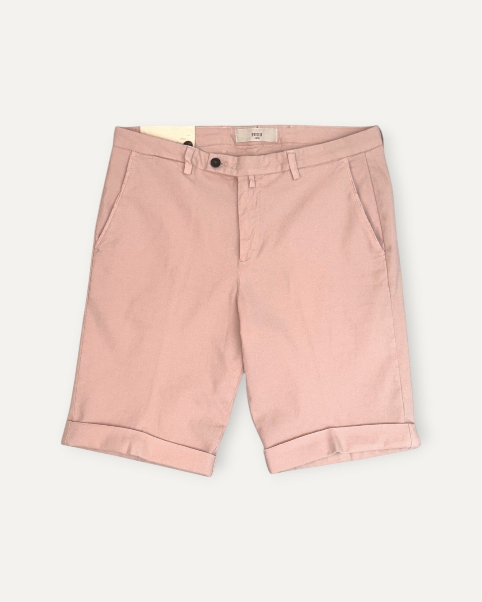 Tailored Cotton Short Pink