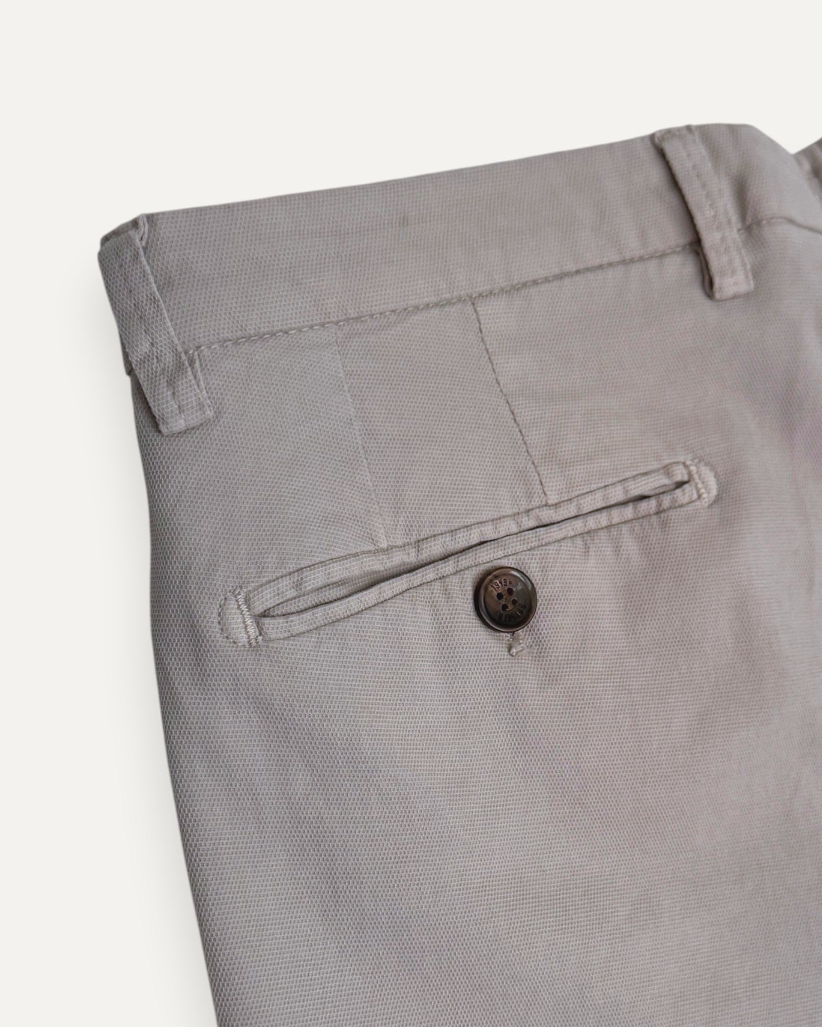 Cotton Tailored Short Grey