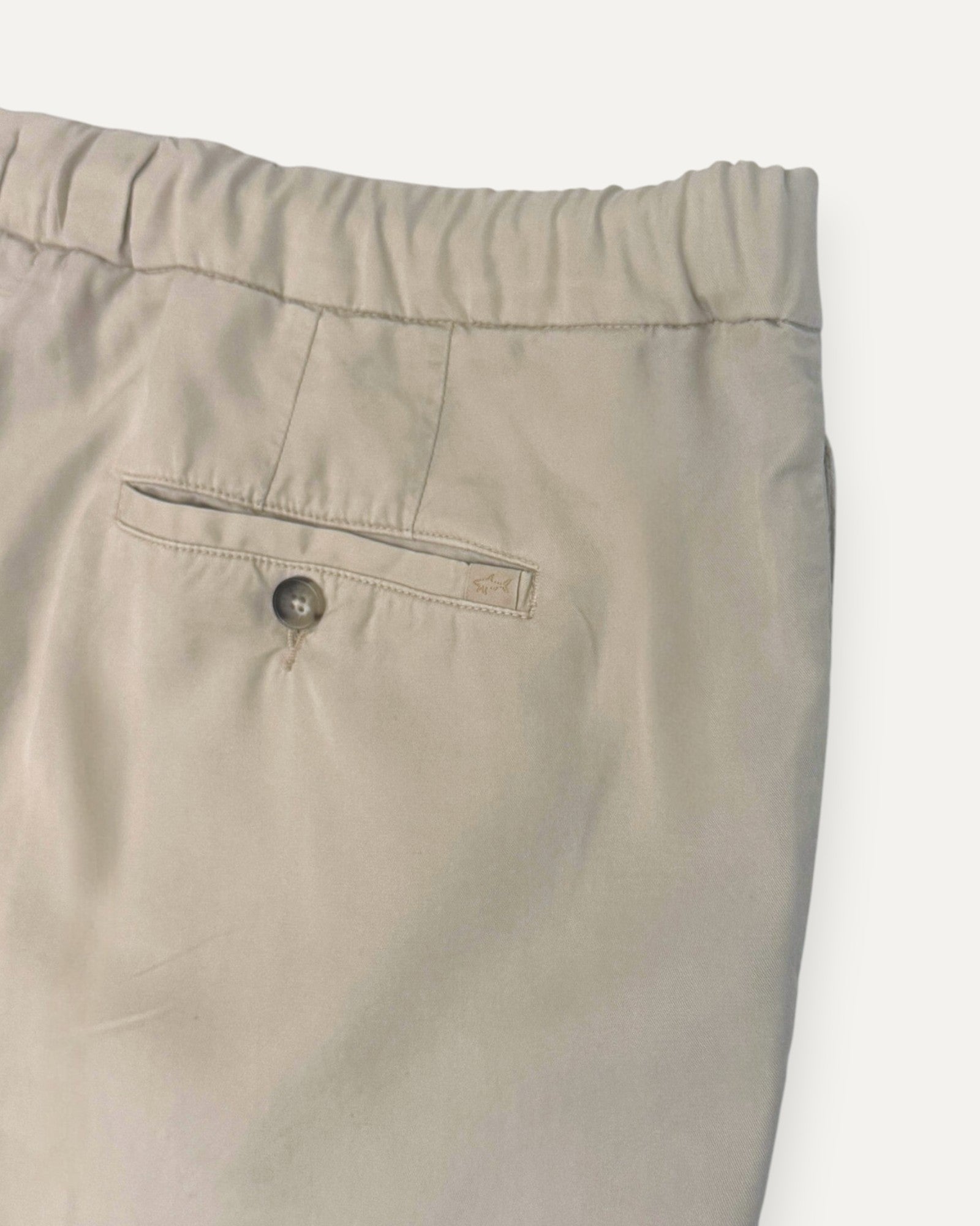 X-Soft Garment Dyed Shorts Beige