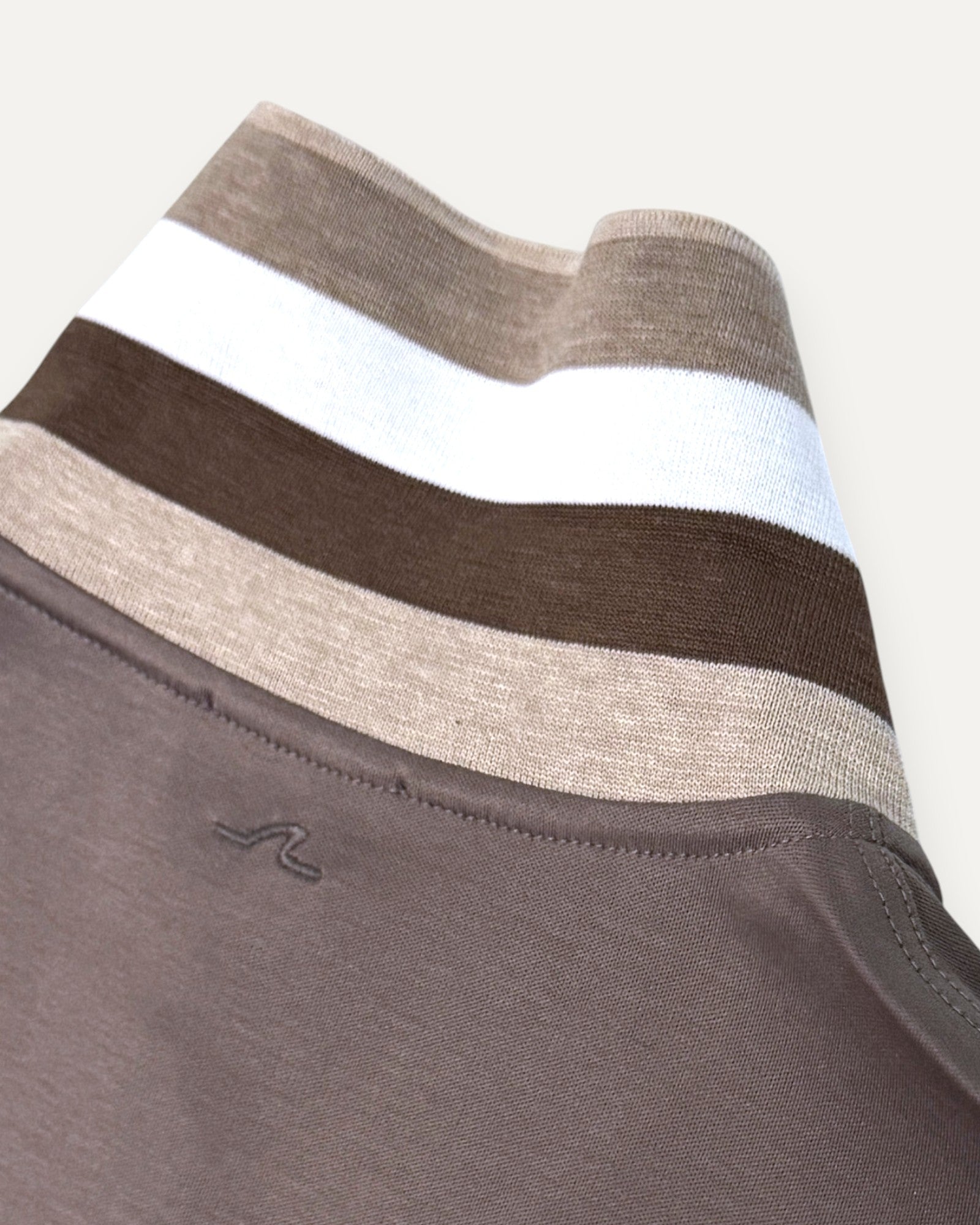 Aqua Touch Soft Cotton Polo Shirt Mocha