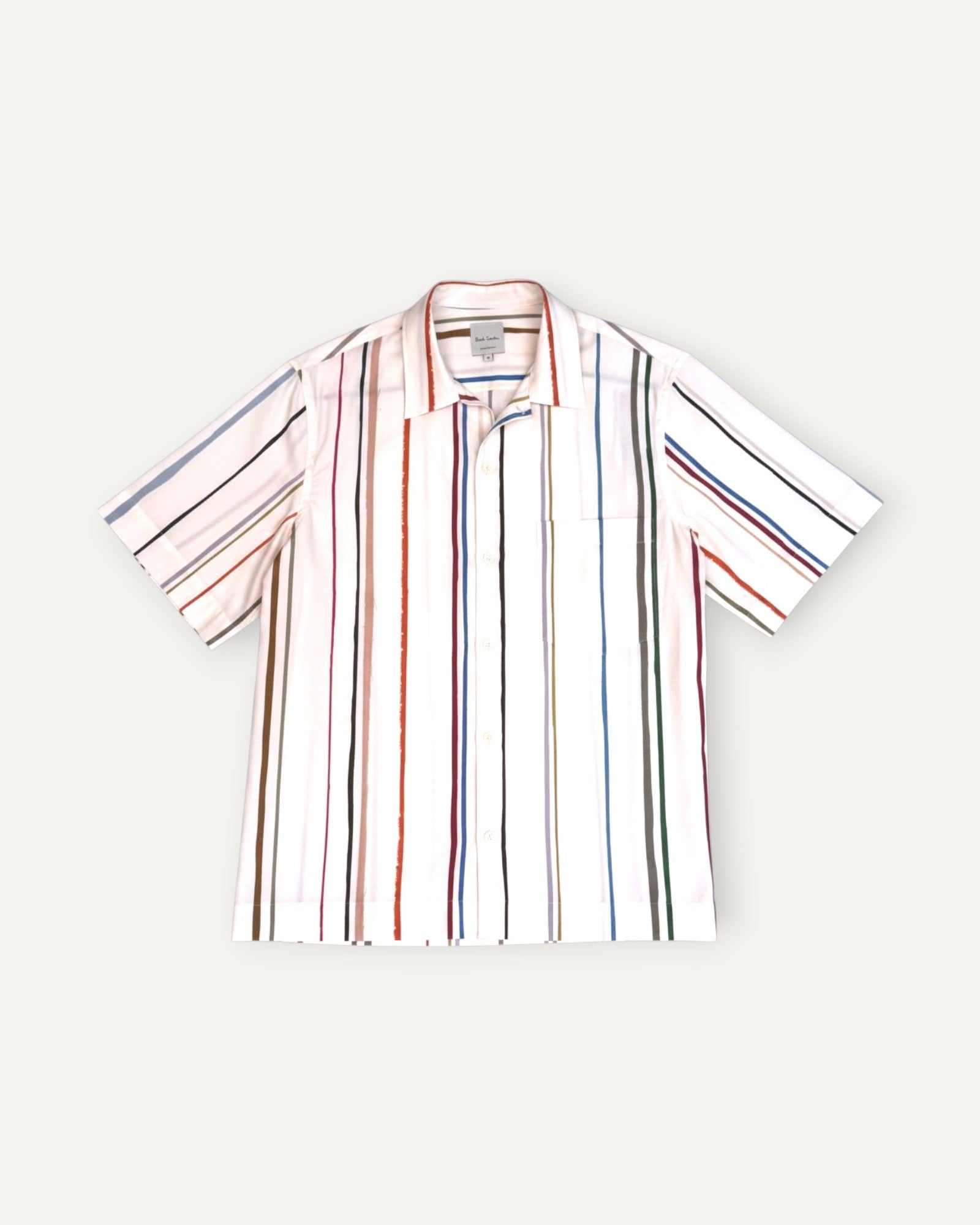 Painted Signature Stripe Short Sleeved Shirt