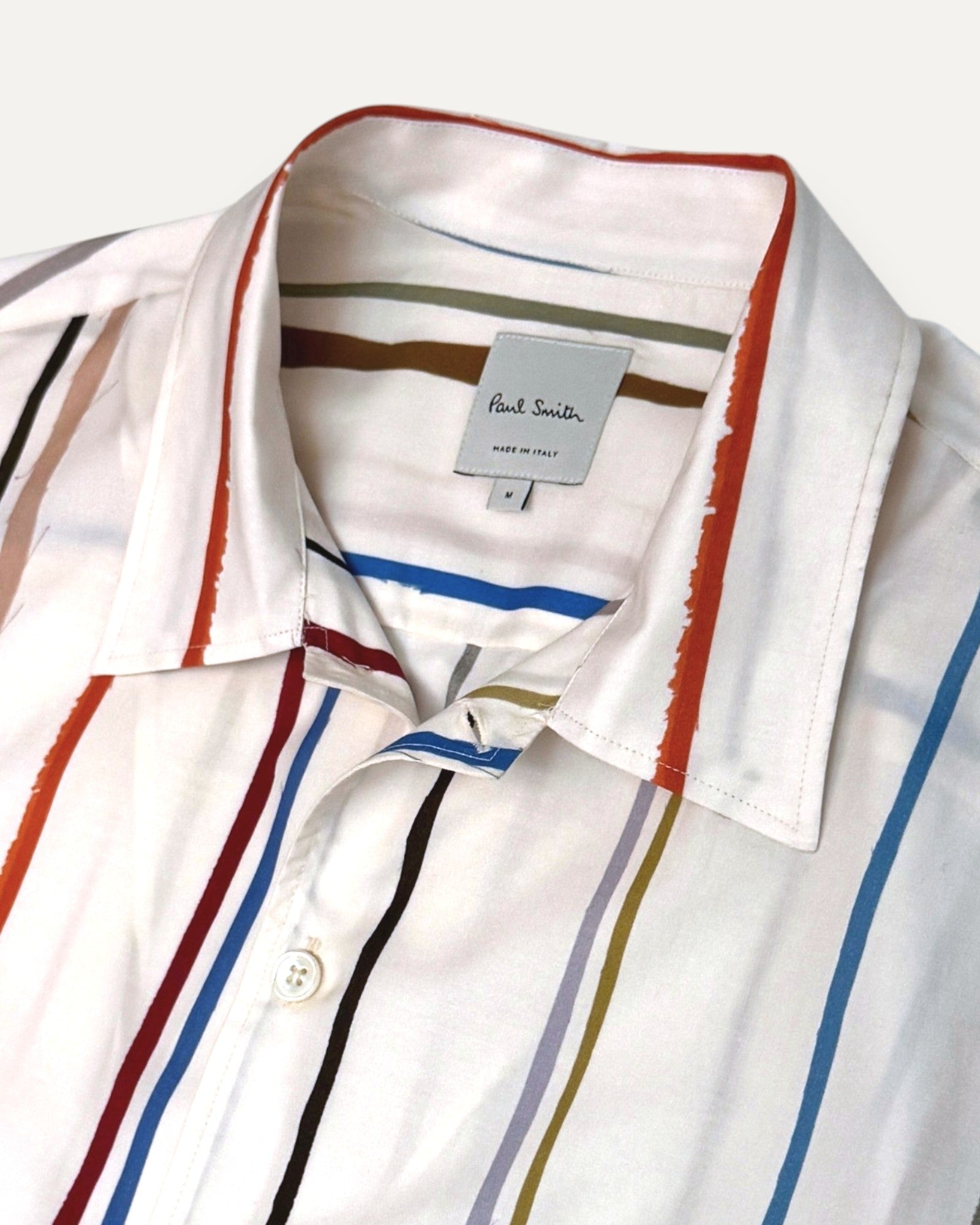 Painted Signature Stripe Short Sleeved Shirt