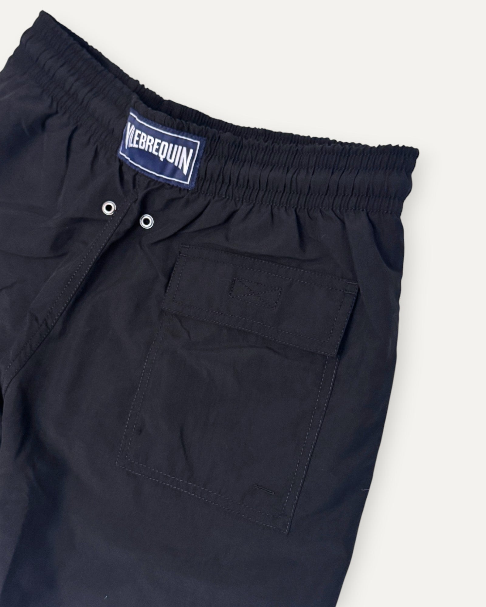 Moorea Mens Swim Short Solid Black