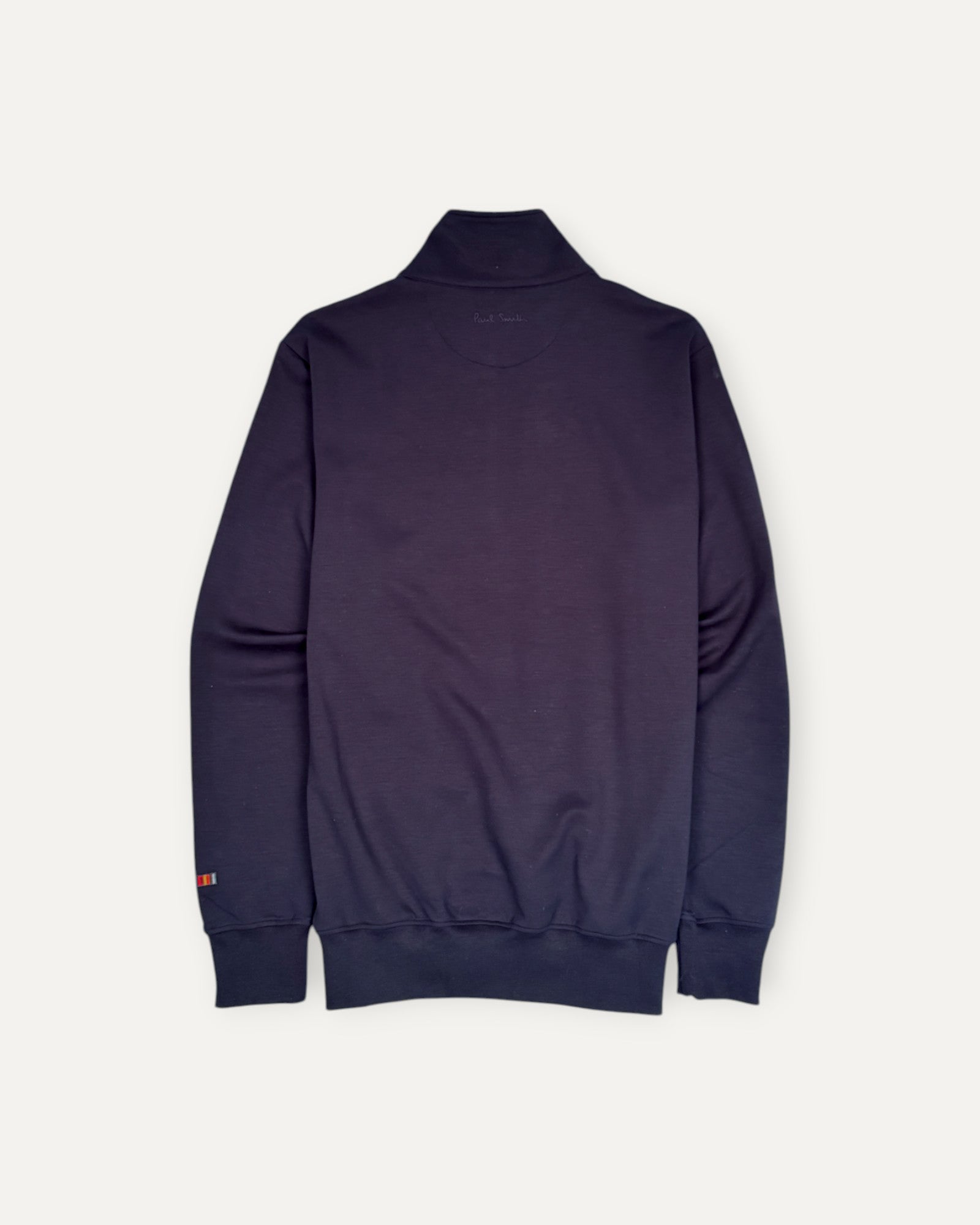 Half Zip Funnel Neck Sweater Navy