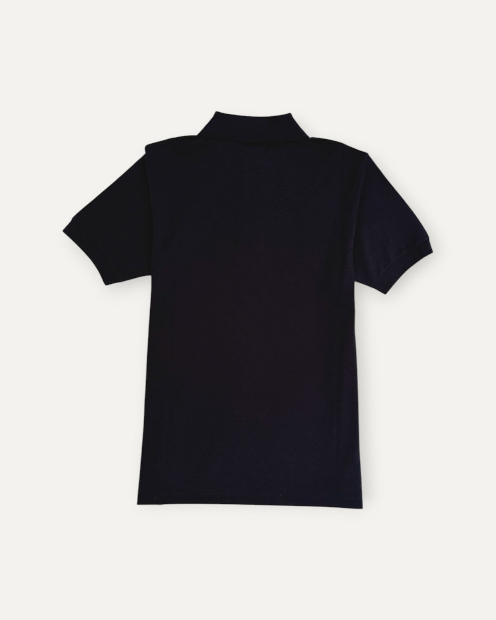 Artist Stripe Placket Polo Shirt Navy