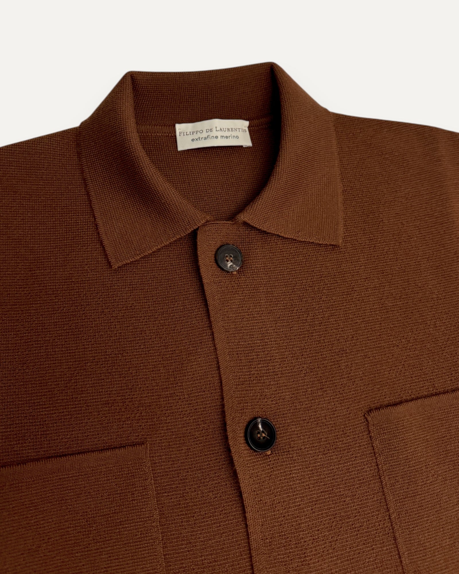 Milano Knitted Jacket in Tobacco