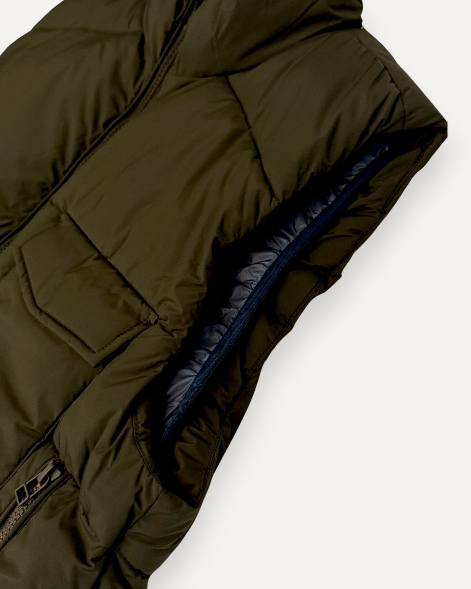 Fibre Down Gilet Green