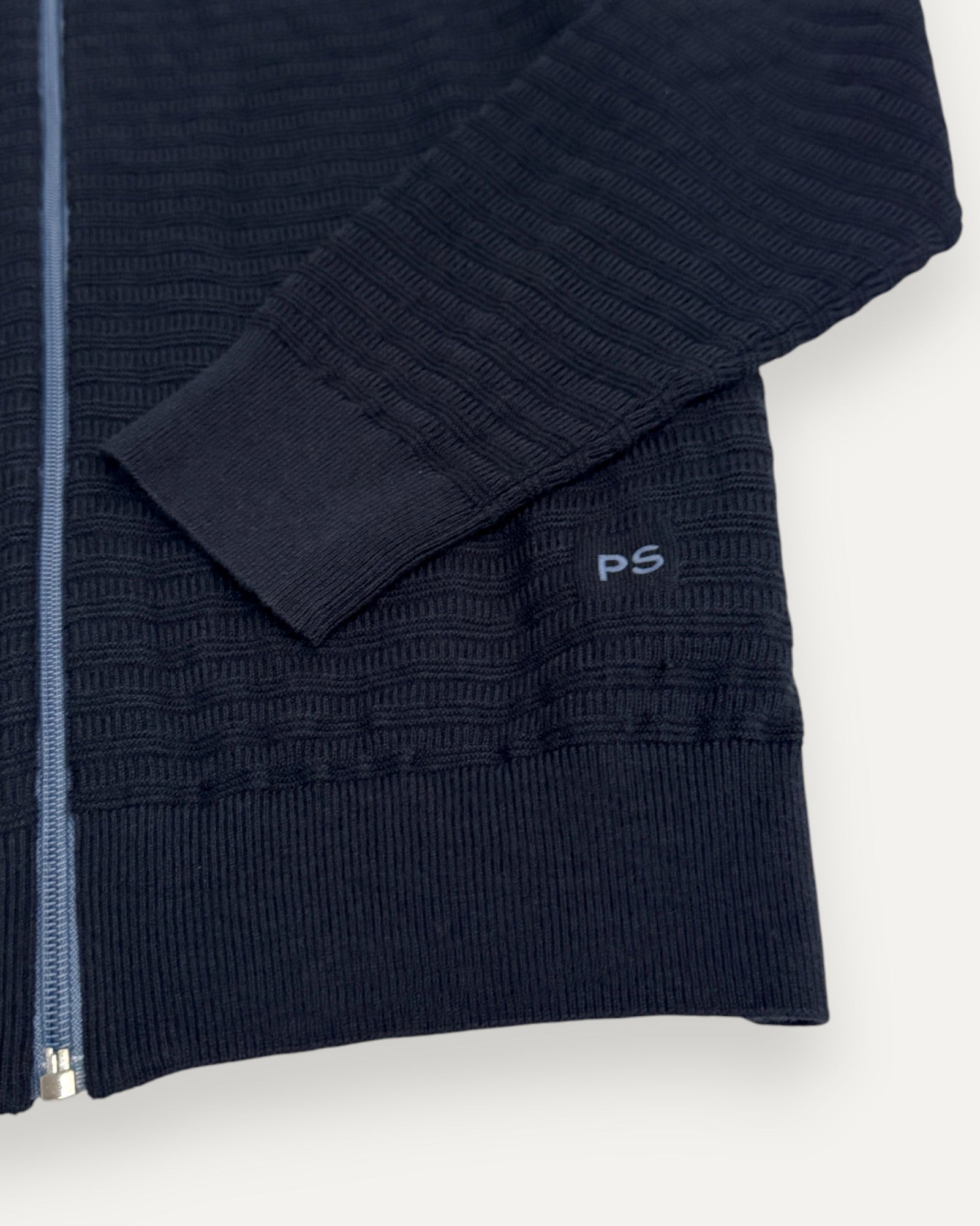 Cardigan Zip Through Navy