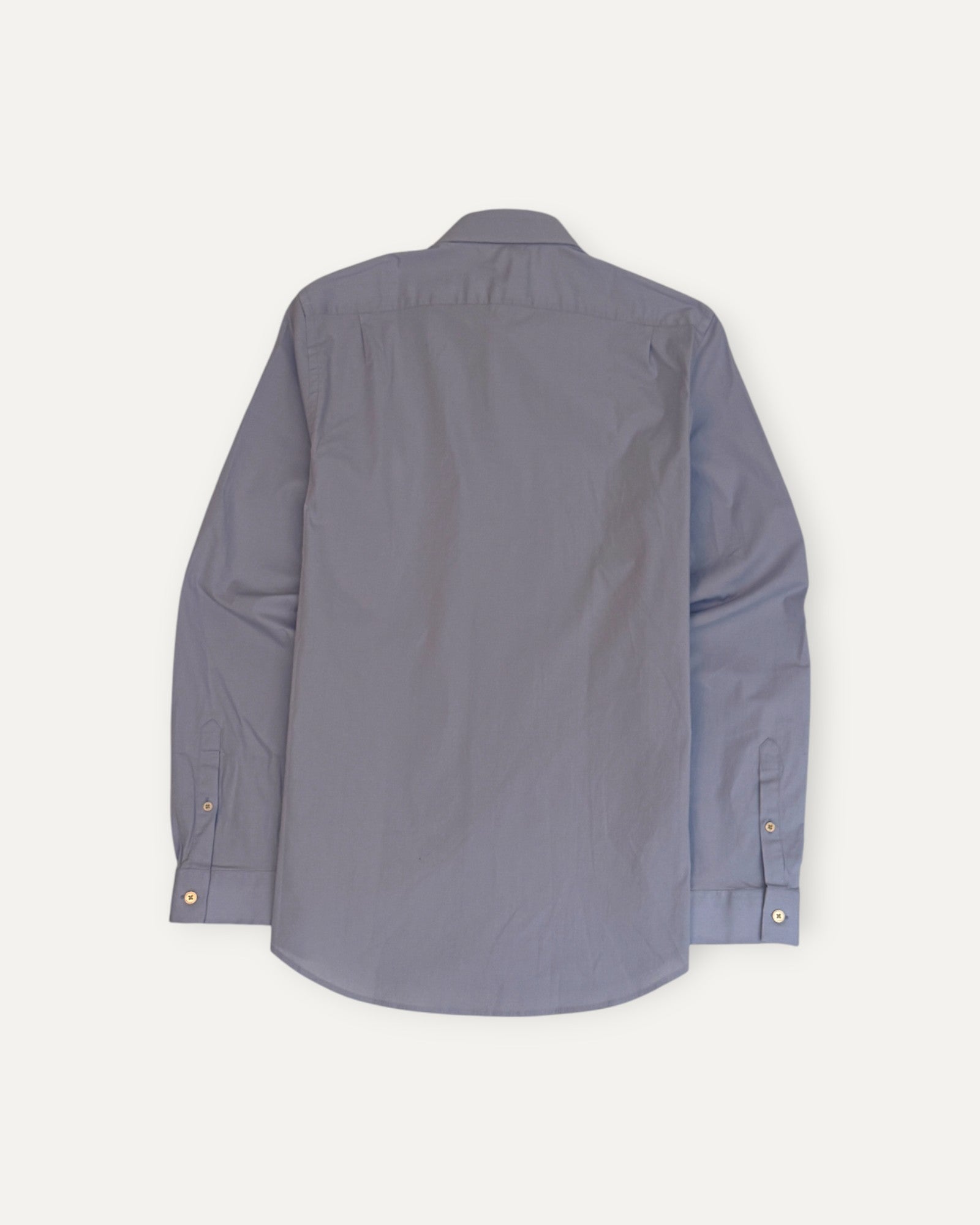 Tailored Fit Zebra Shirt Pale Blue