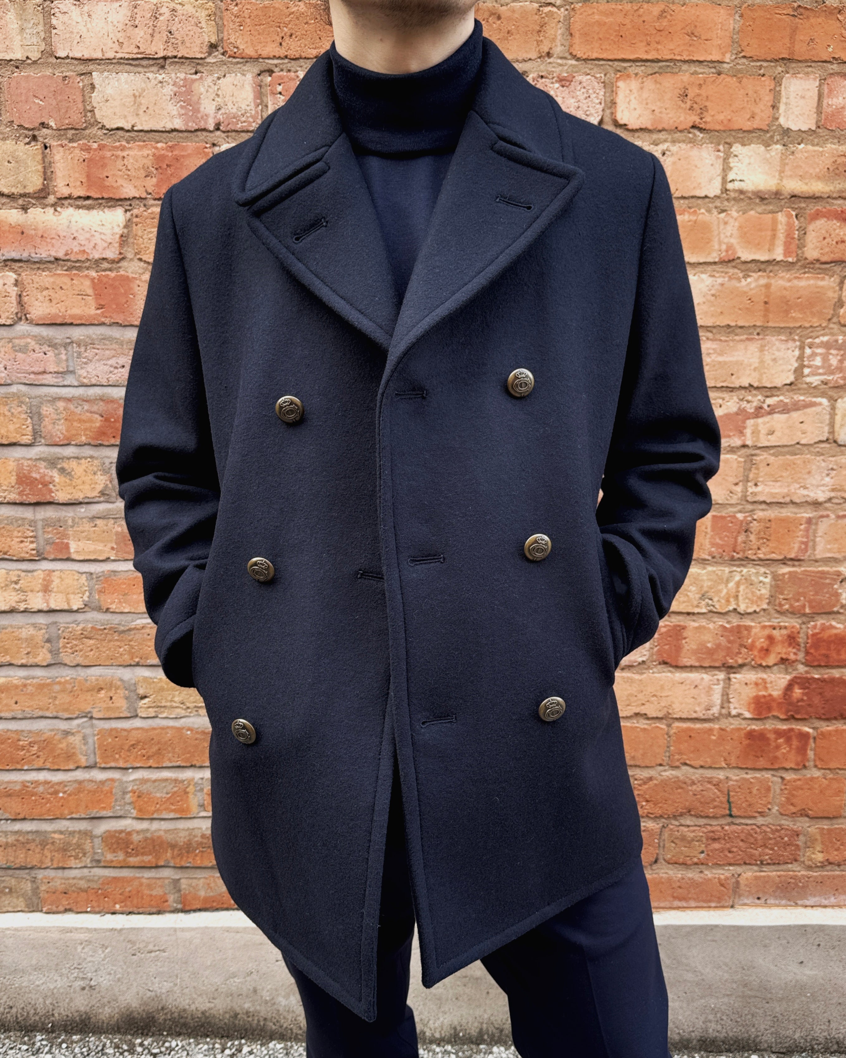 Wool Peacoat Navy