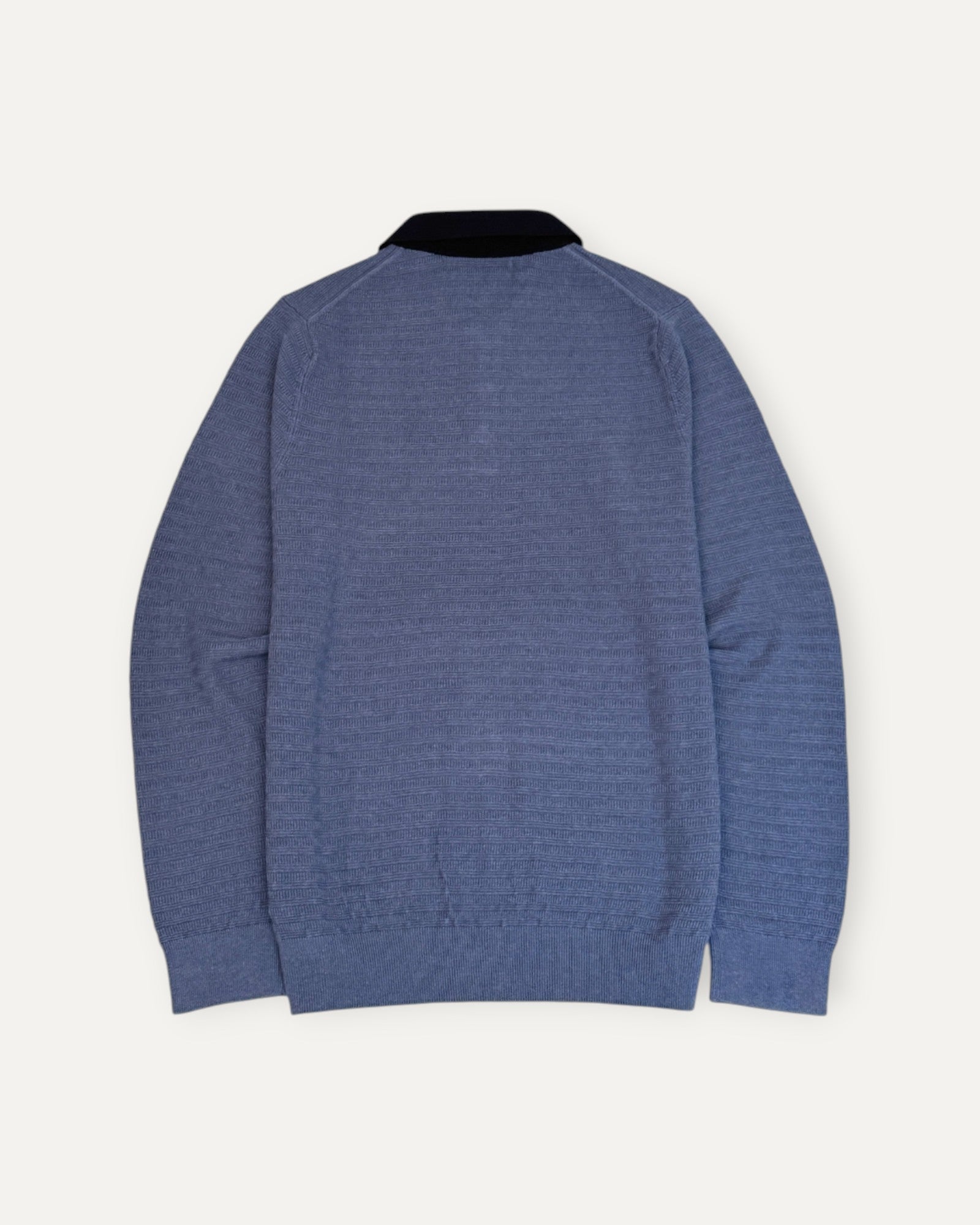 Knitted Polo Blue