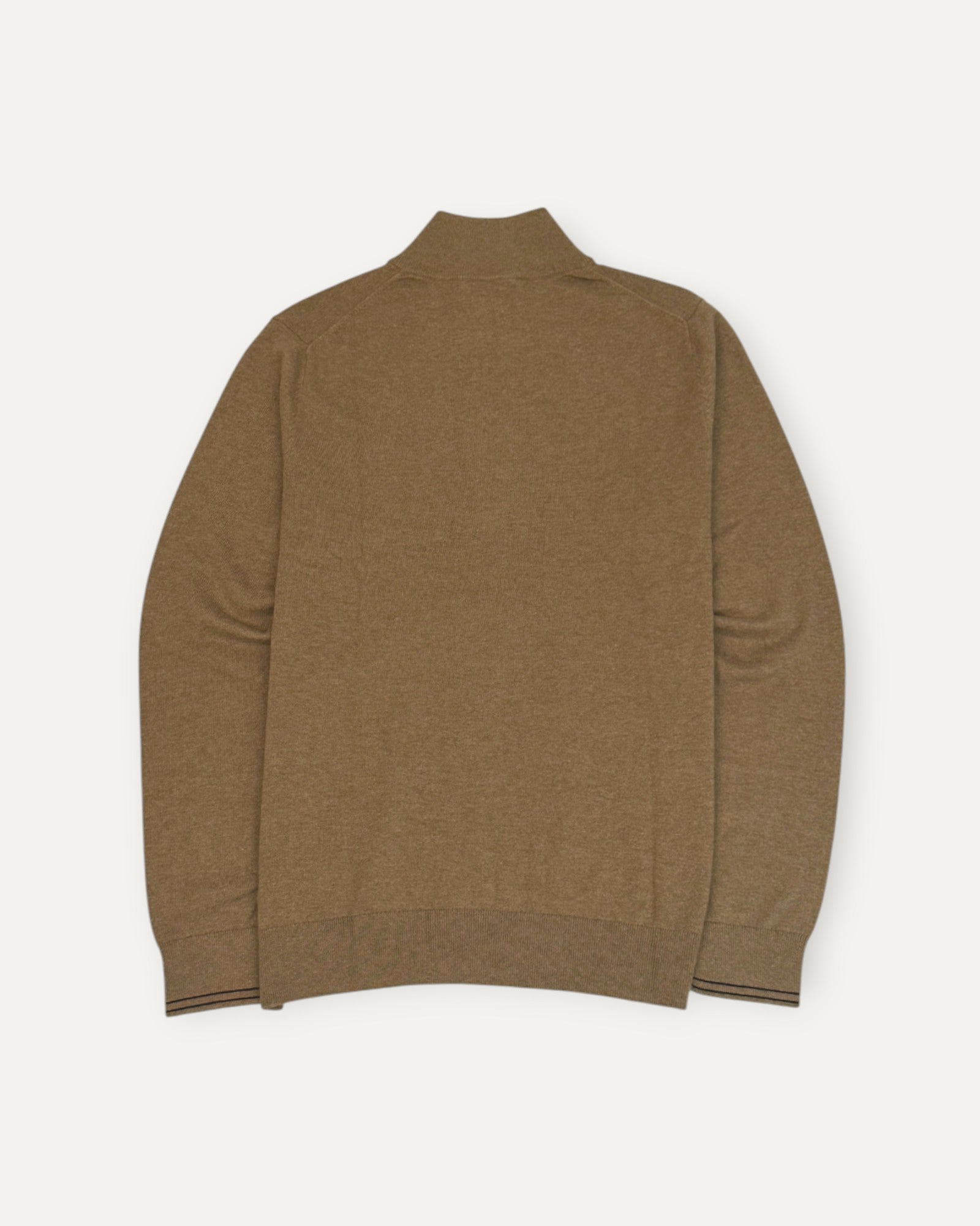 Quarter Zip Sweater Camel