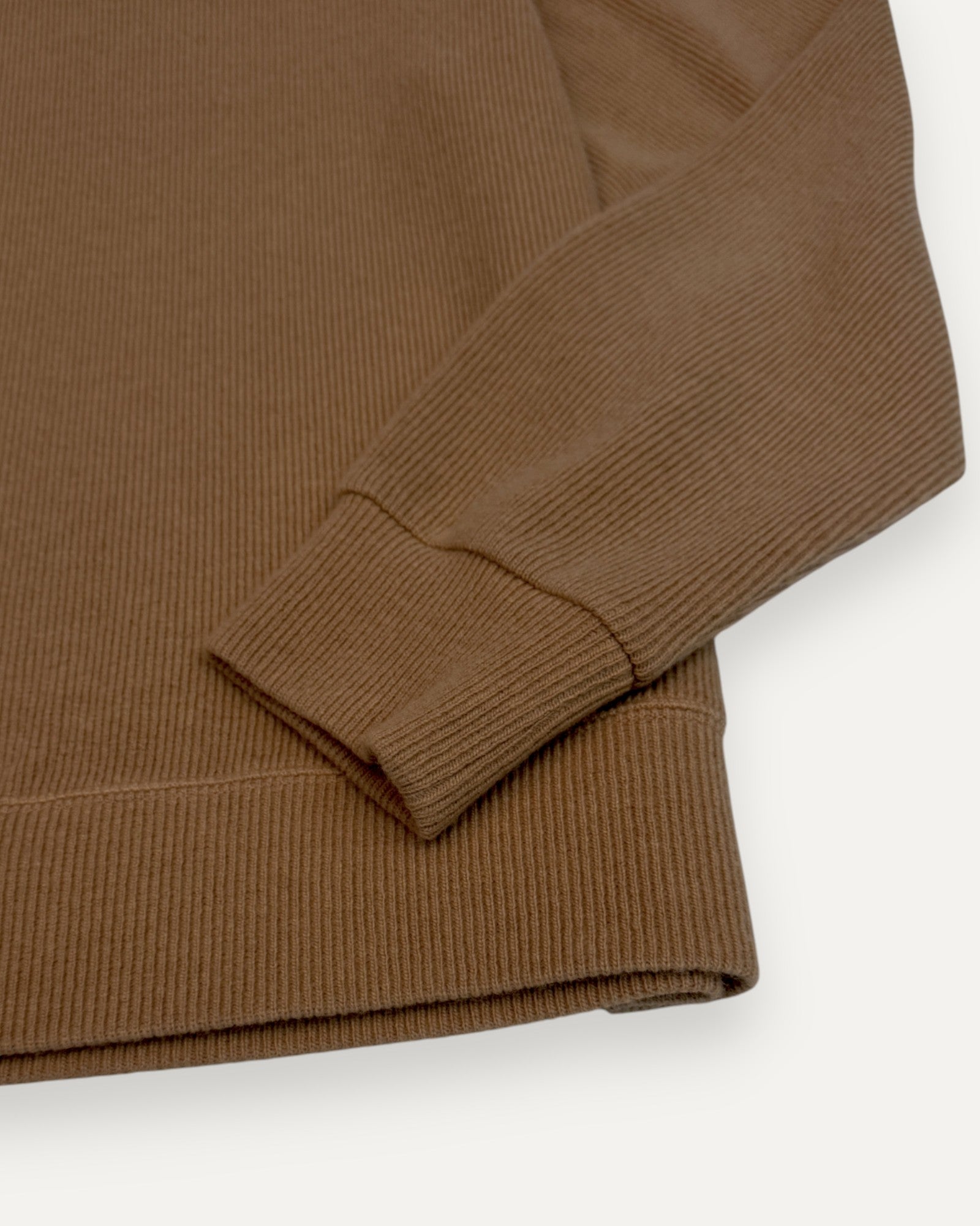 Crew Neck Wool Sweatshirt Sand