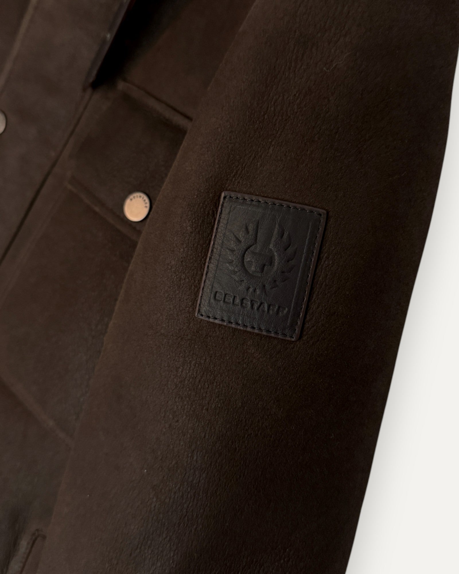 Beacon Merino Shearling Jacket Dark Earth