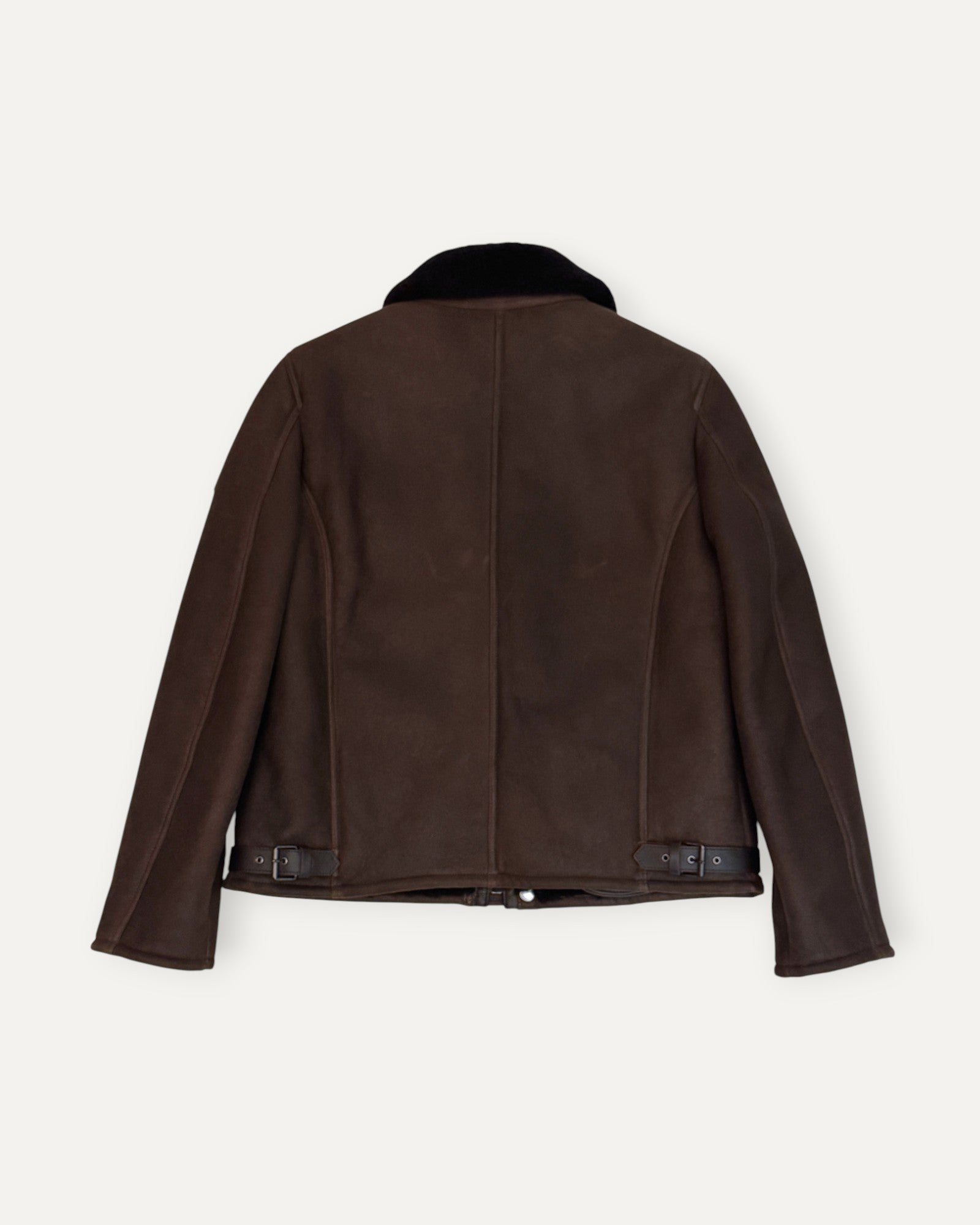 Beacon Merino Shearling Jacket Dark Earth