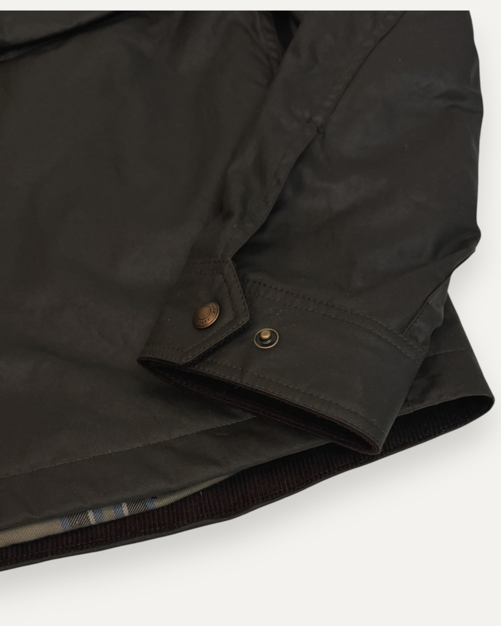 Ground Waxed Jacket Faded Olive