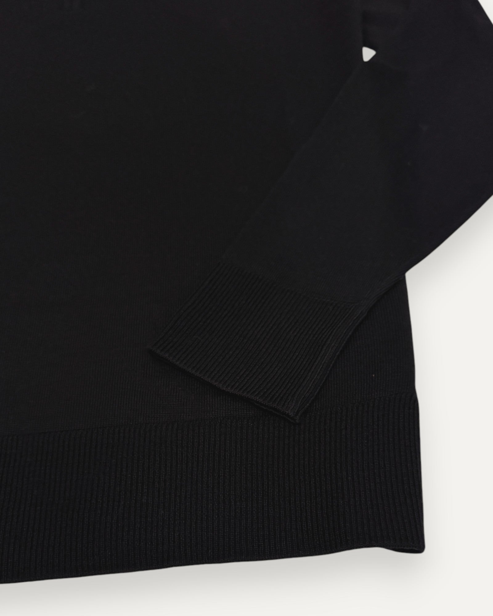 Kyle Merino Wool Polo Black