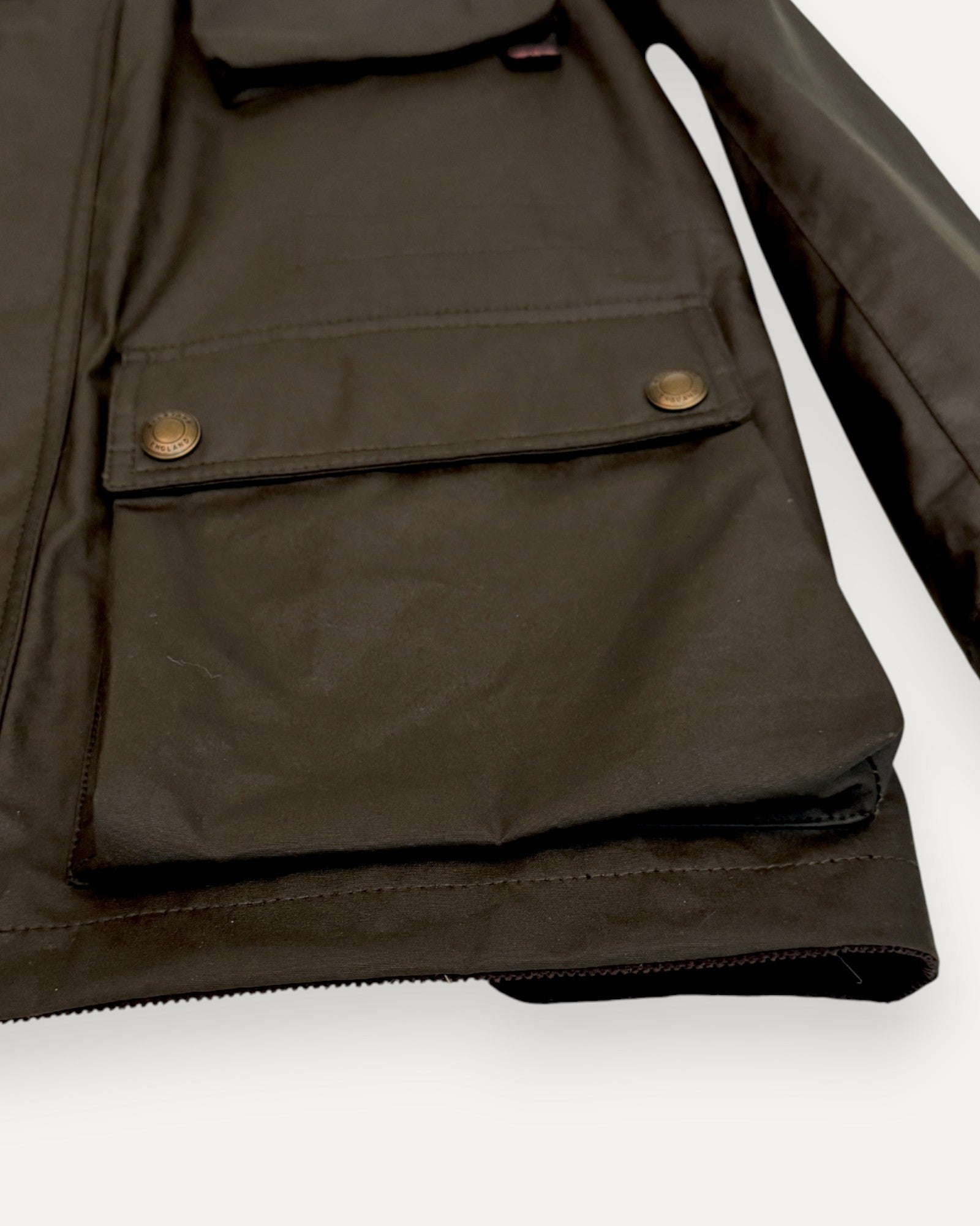 Fieldmaster Waxed Jacket in Faded Olive