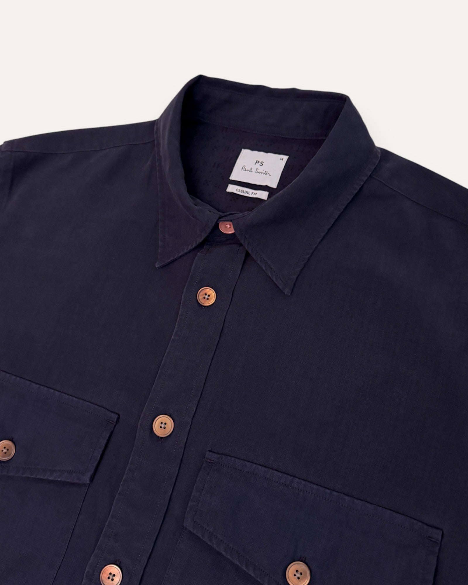 Casual Fitting Overshirt Navy