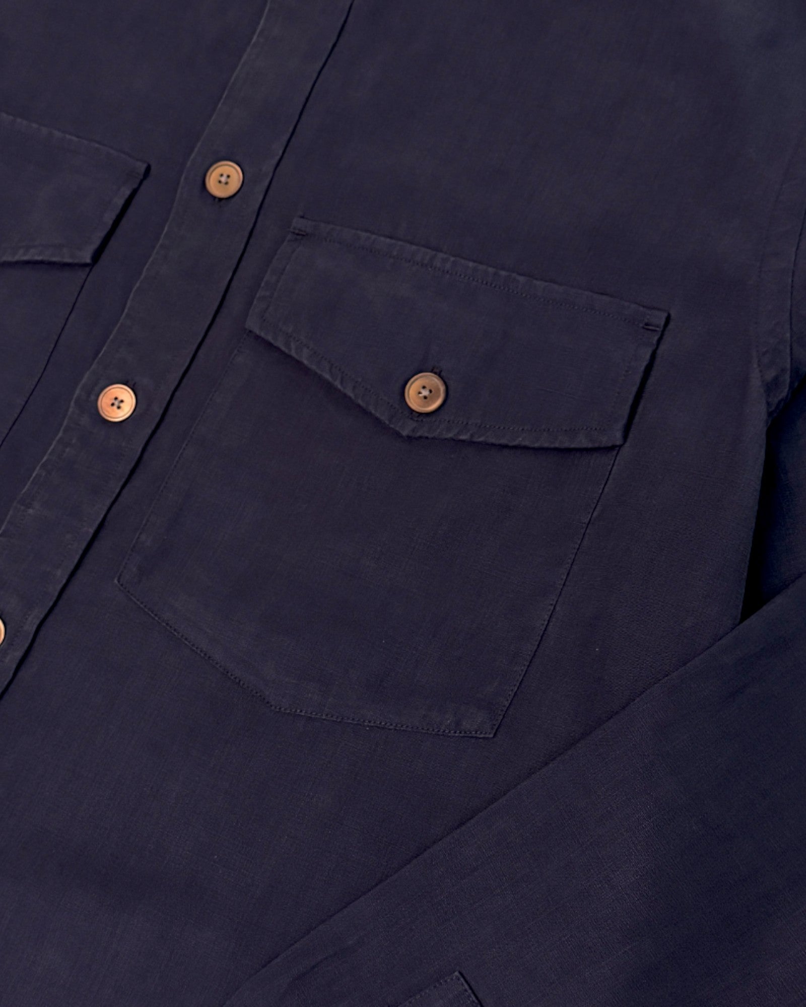 Casual Fitting Overshirt Navy