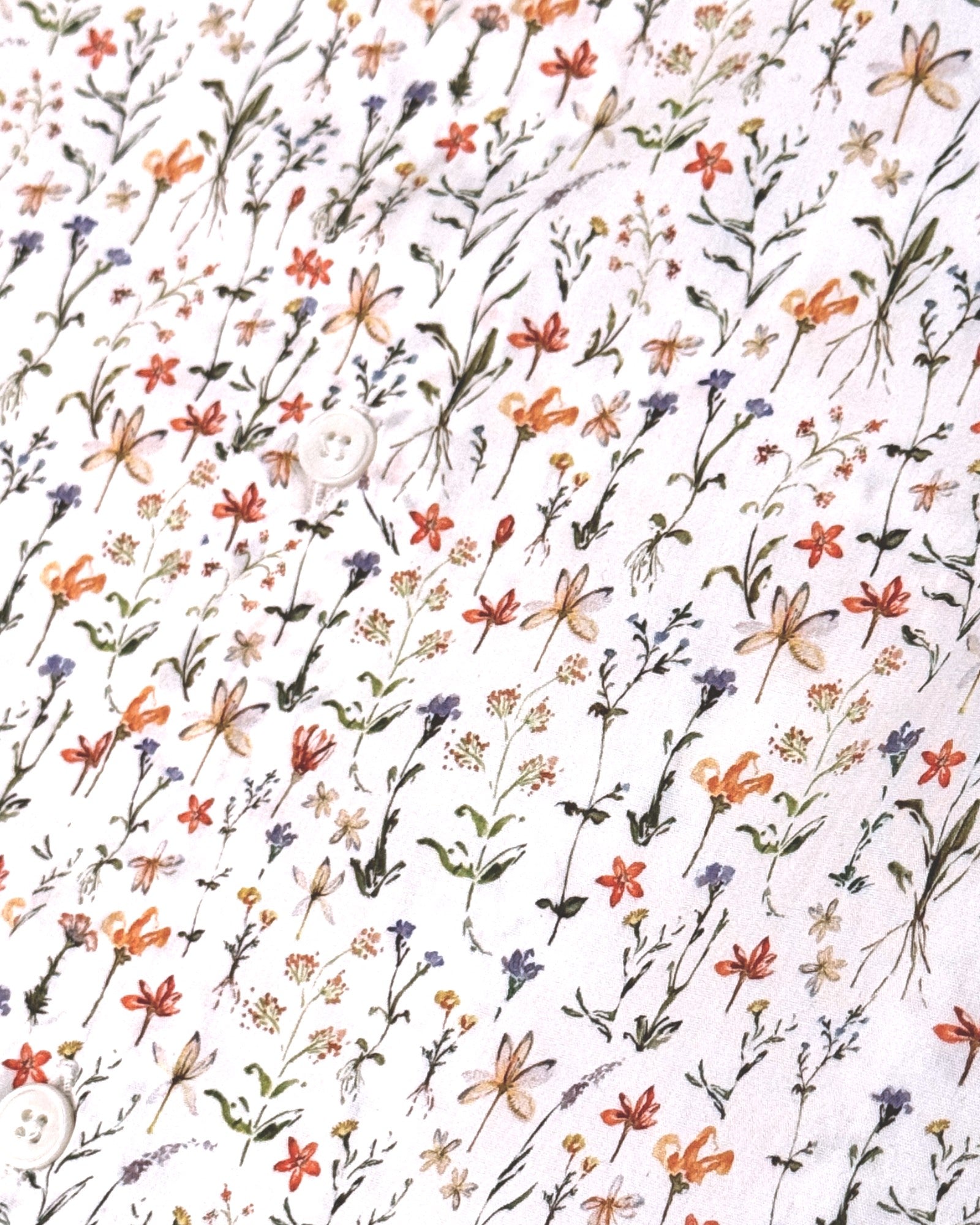 Floral Design Tailored Fit Shirt