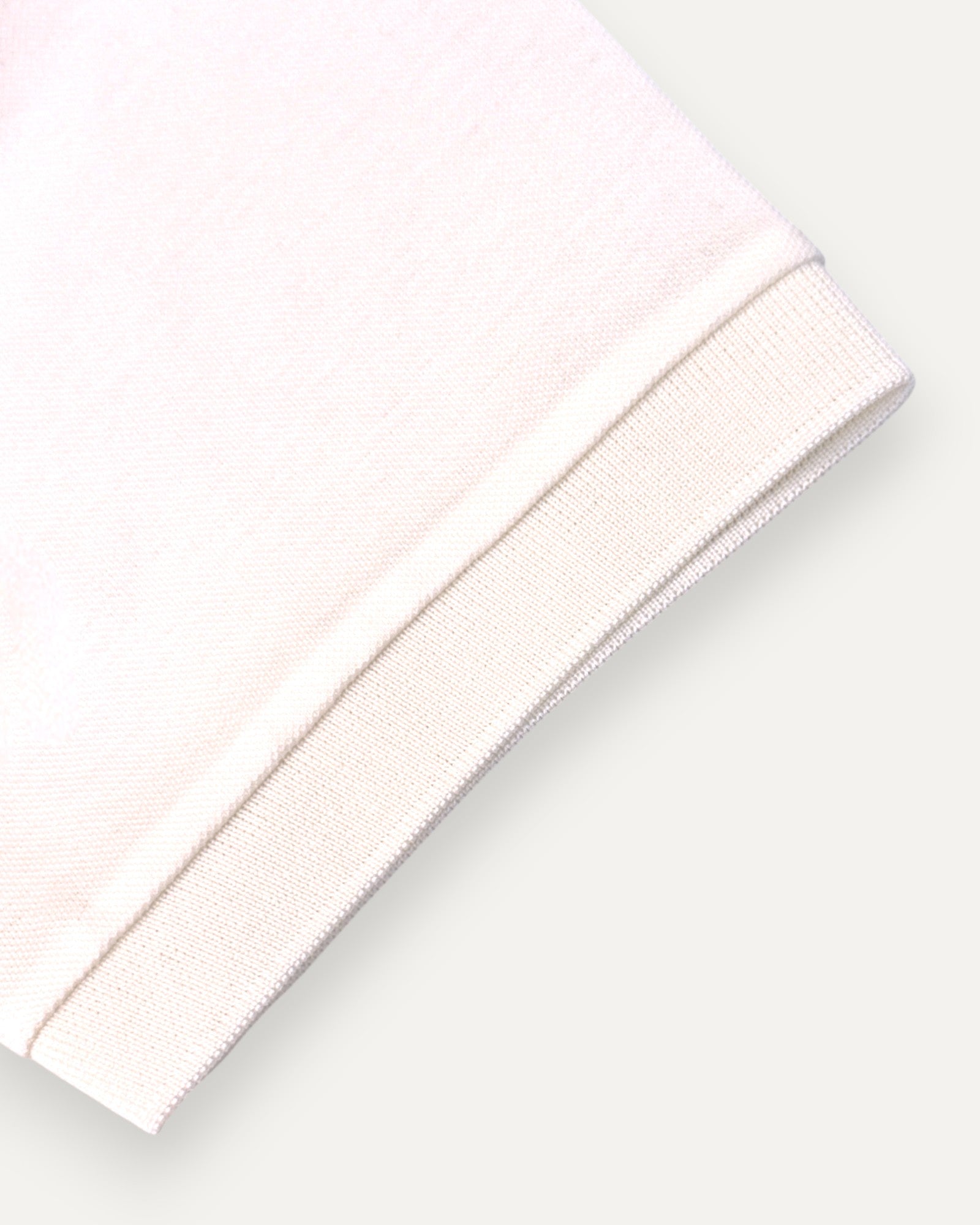 'Signature Stripe' Trim Polo Shirt White