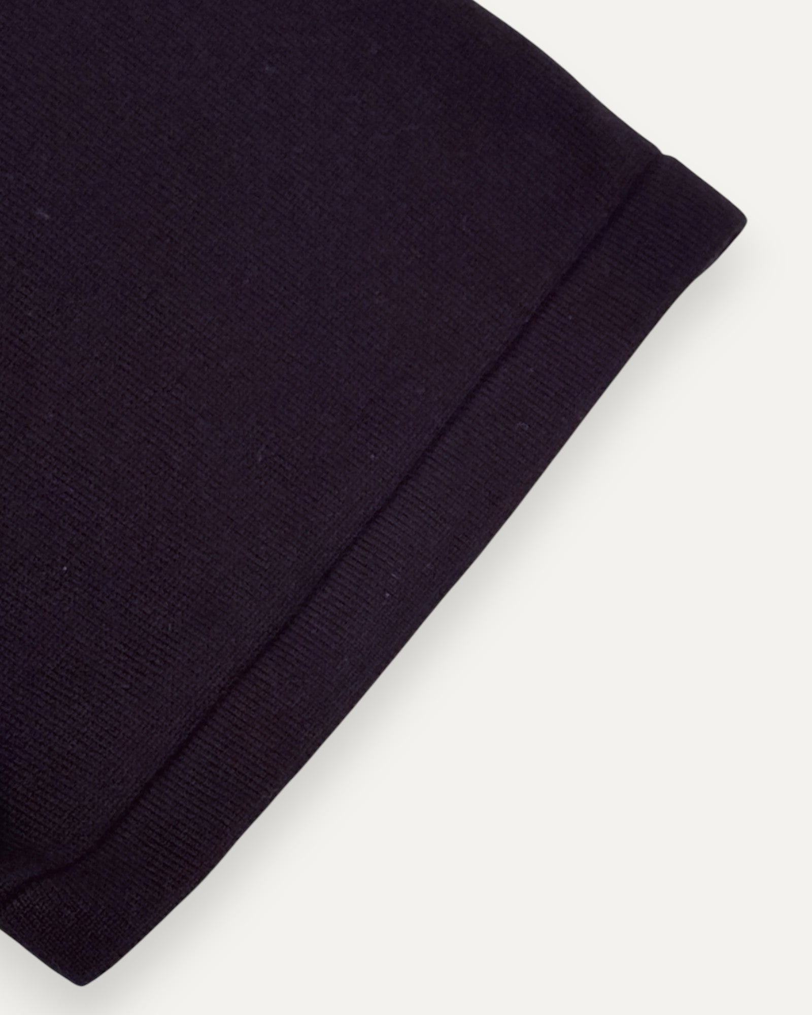 Sports Stripe Knitted Zip Polo Black