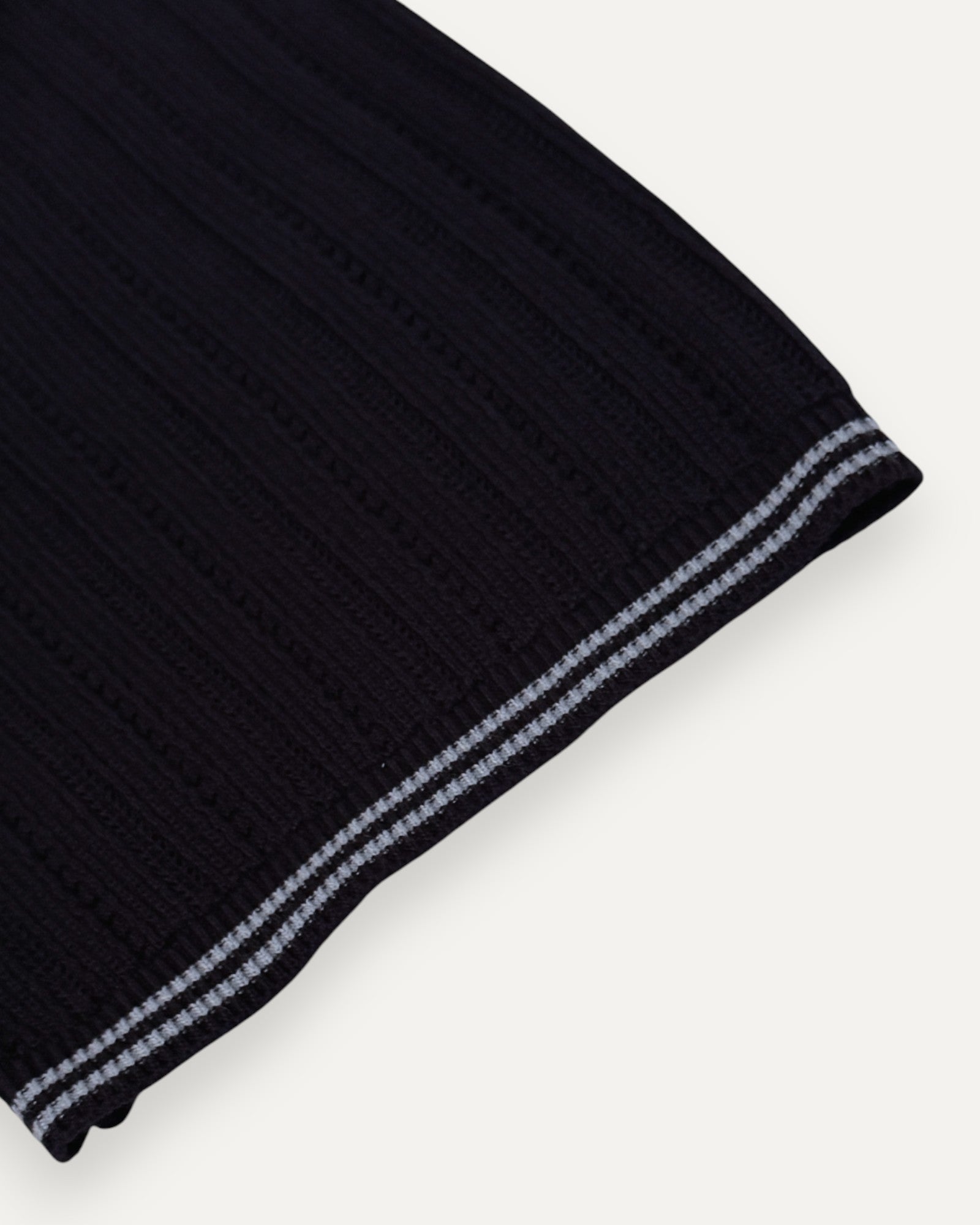 Knitted Polo Shirt Navy