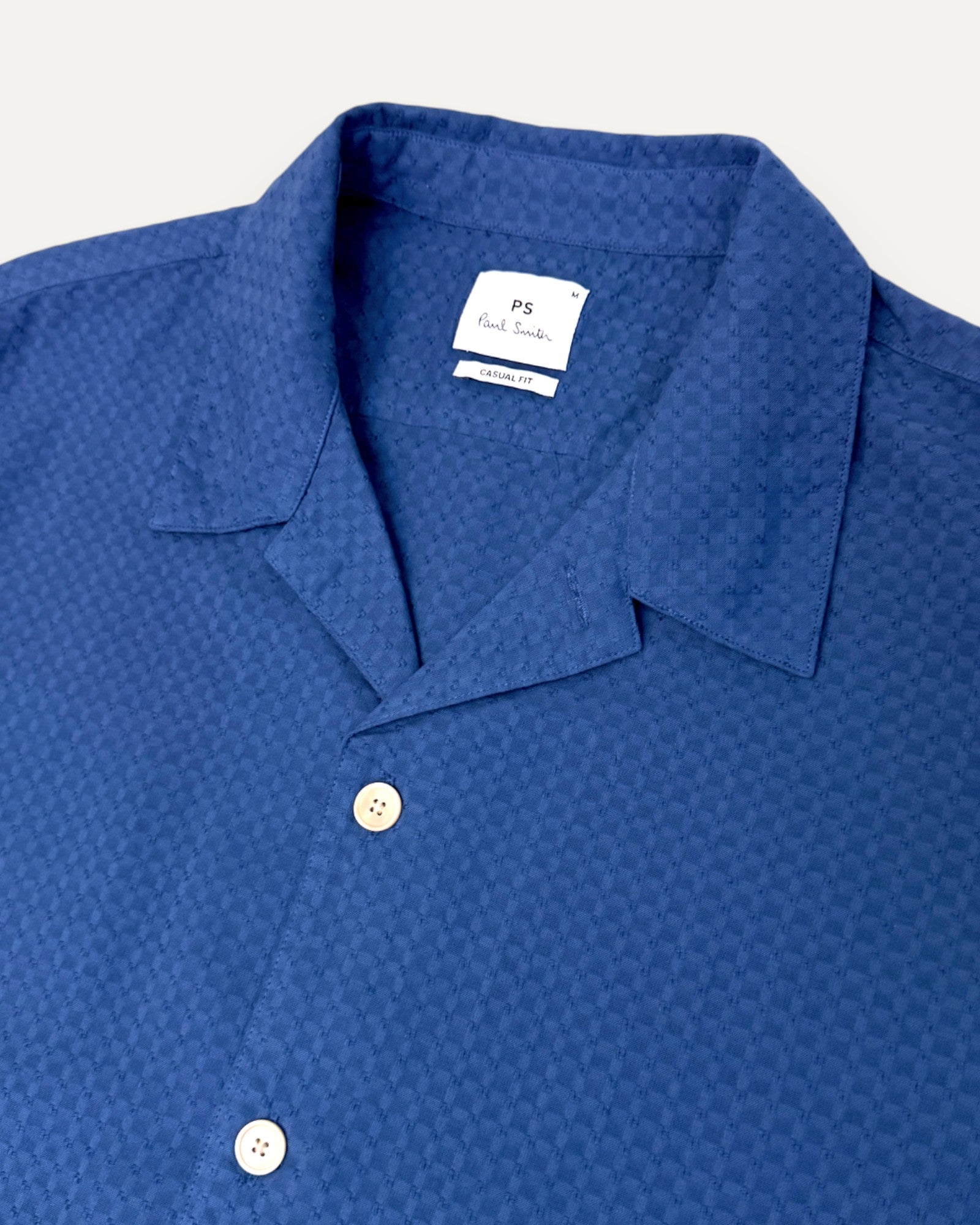 Casual Fit Short Sleeved Shirt Royal Blue