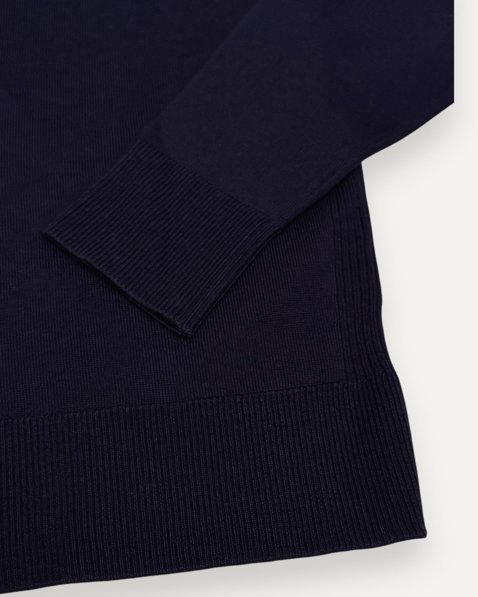 Kyle Merino Wool Polo Dark Ink